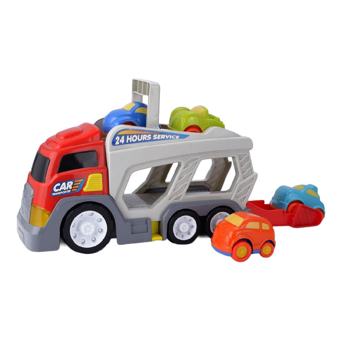 Autotransporter met 4 Auto's