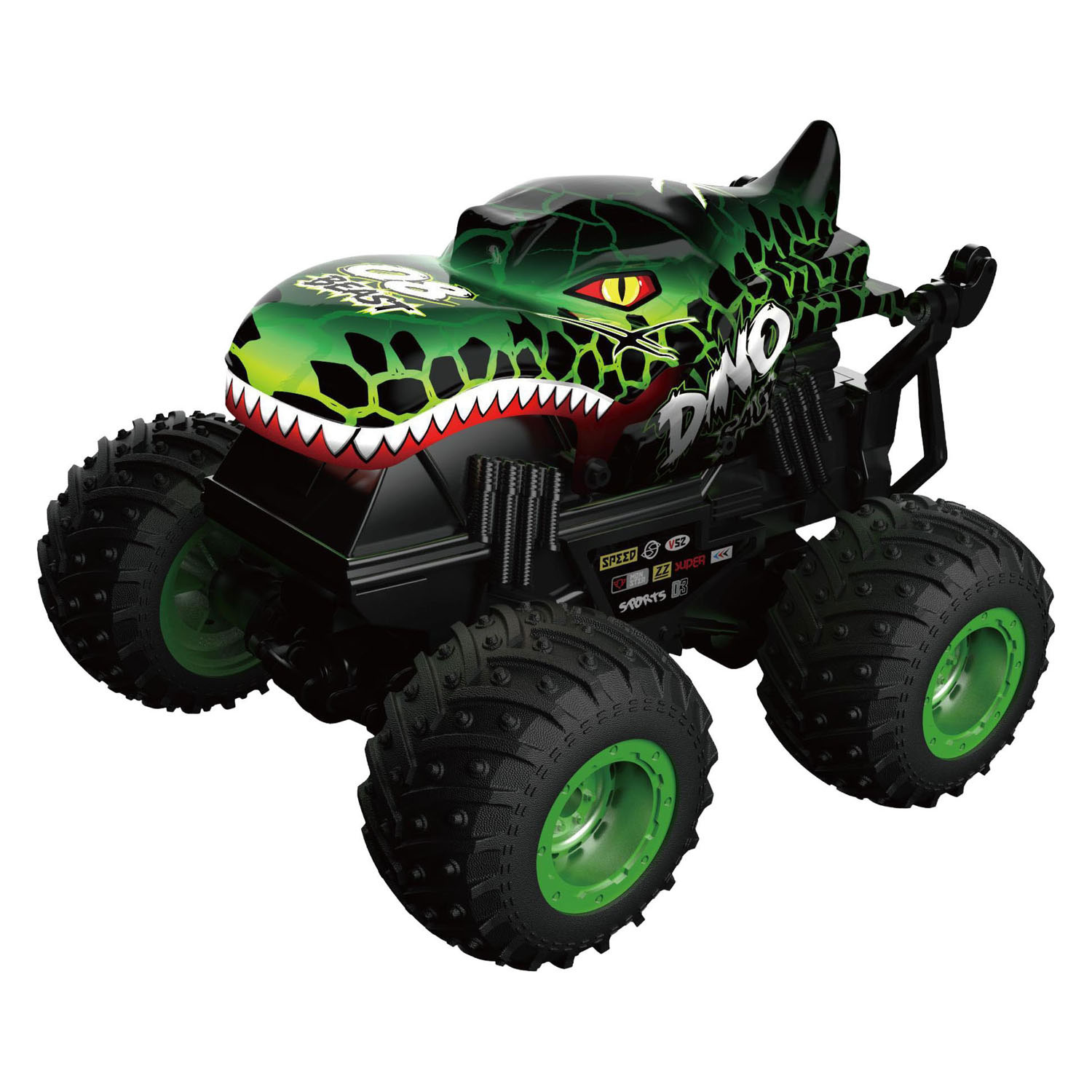 Voiture de cascade Firedance Dino télécommandée 2,4 GHz - 1:20