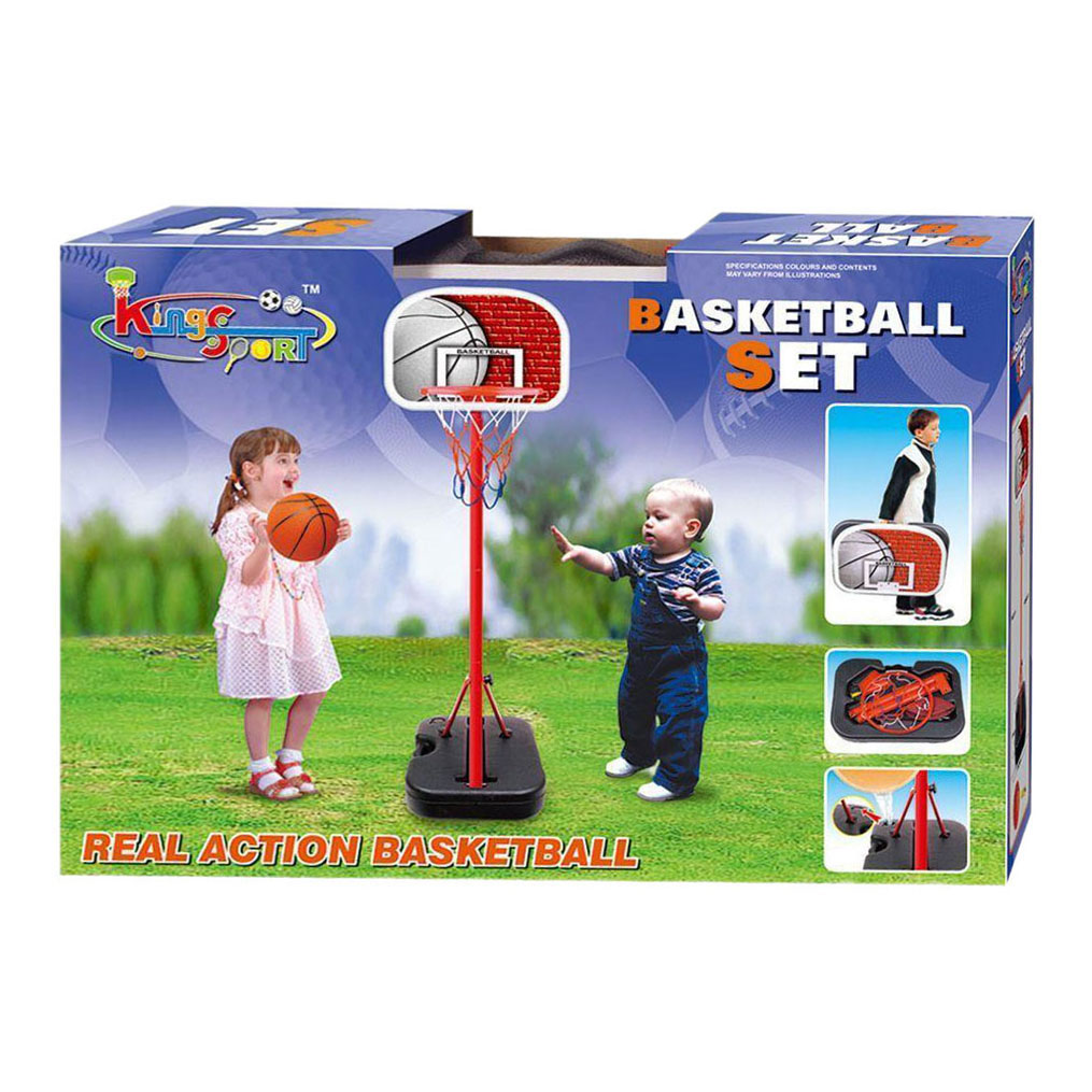 Basketbalset op Voet met Bal