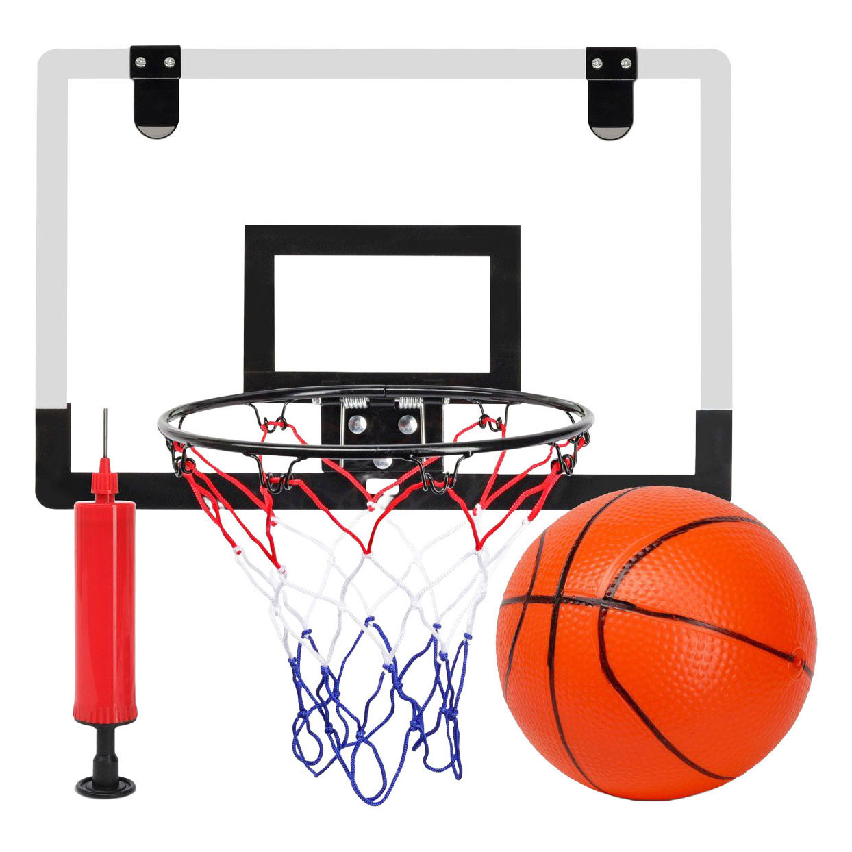 Basketbalset op Voet met Bal