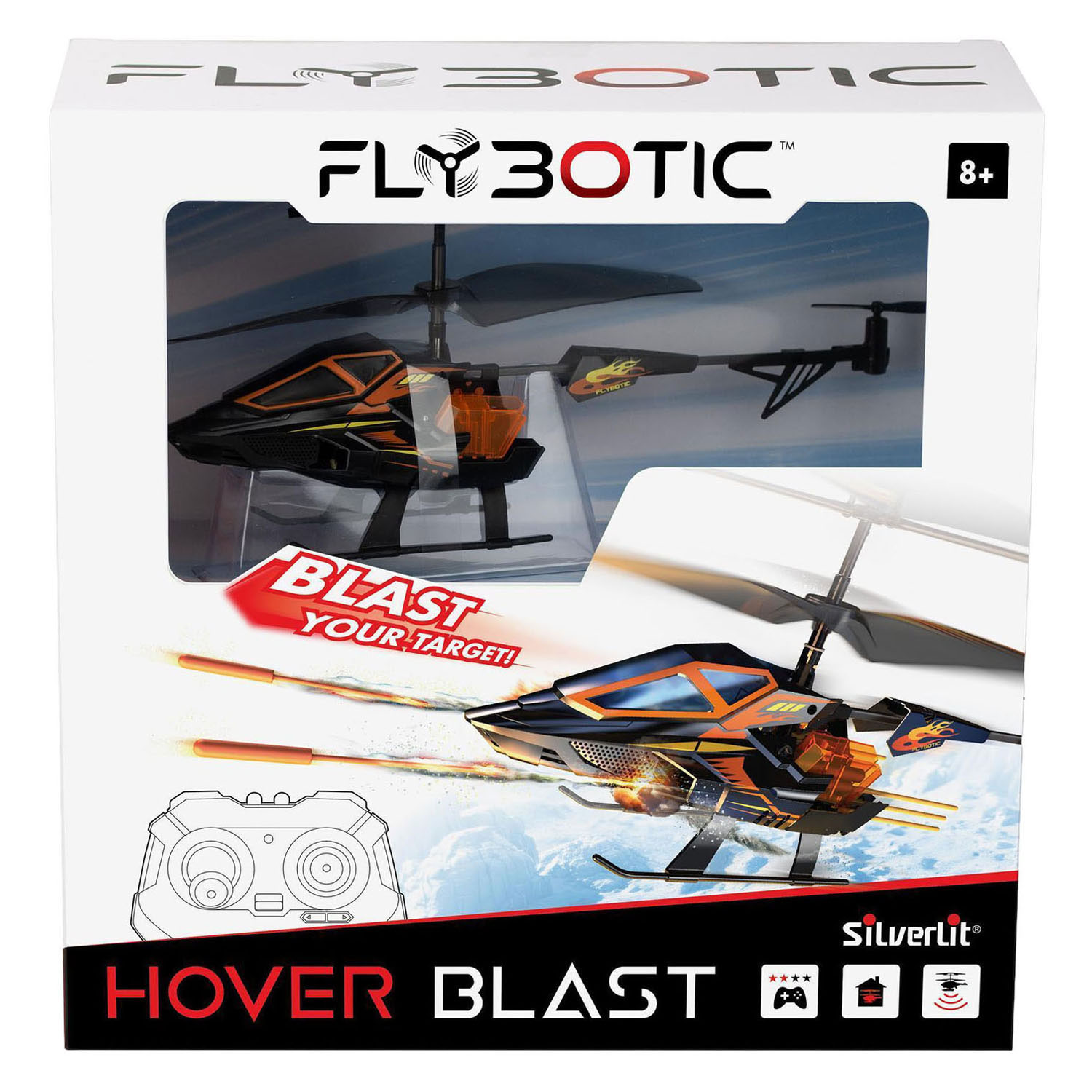 RC-Helikopter-Schwebeflug