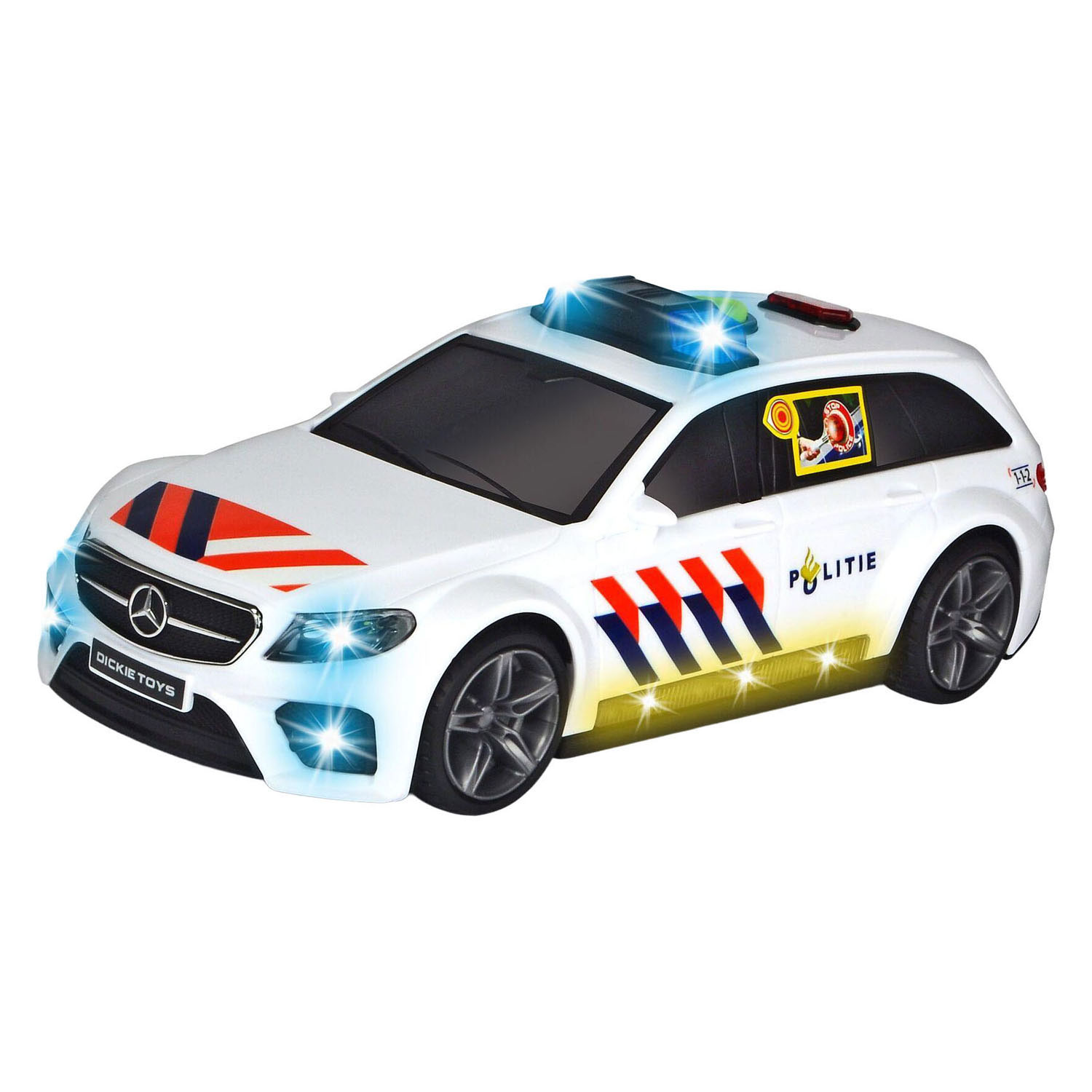 Mercedes AMG E43 de la police SOS à l'échelle 1:16
