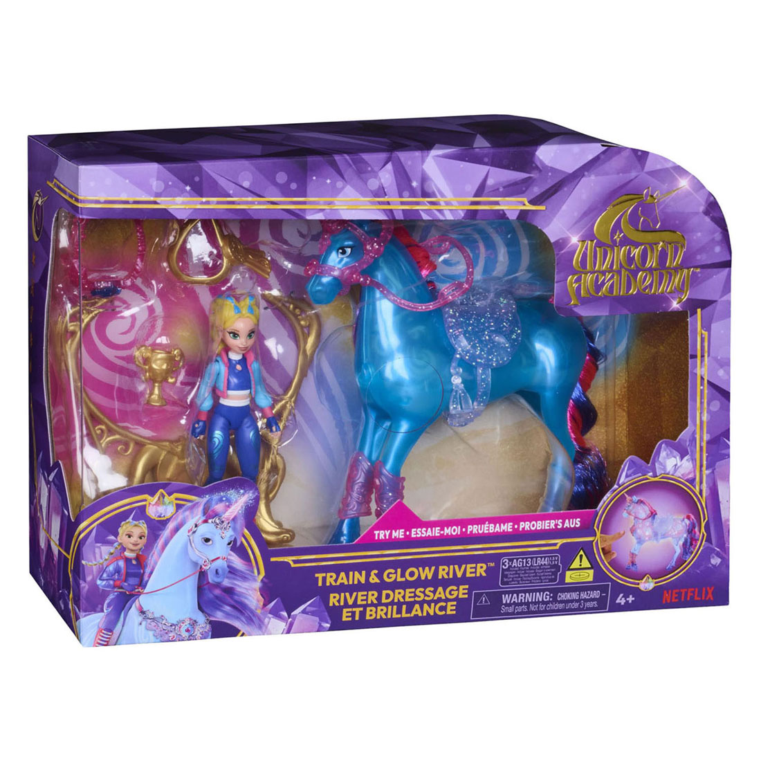 Unicorn Academy Train and Glow River - 11.5 cm & 12.5 cm