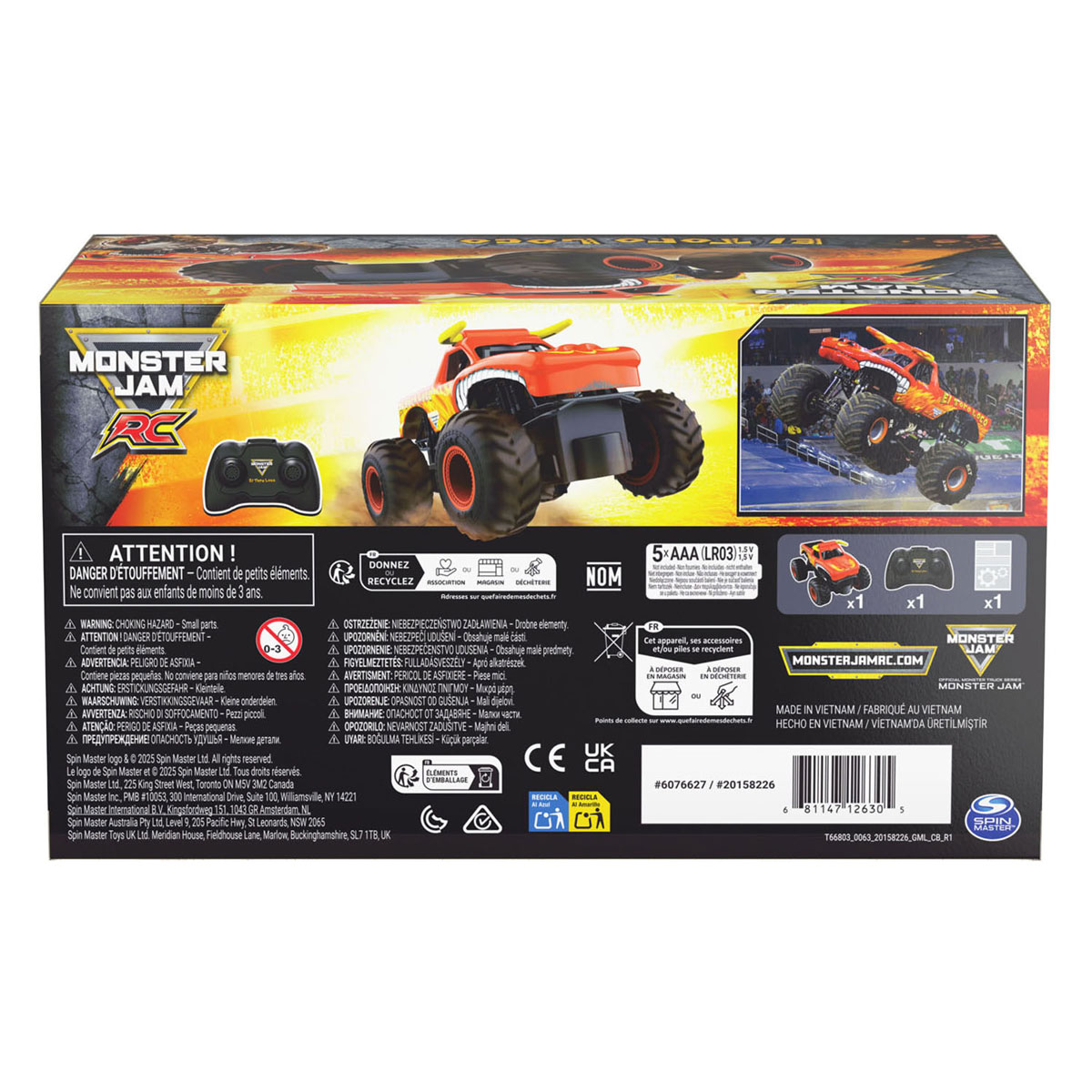 Monster Jam RC 2.4GHz Bestuurbare Auto El Toro Loco - 1:24