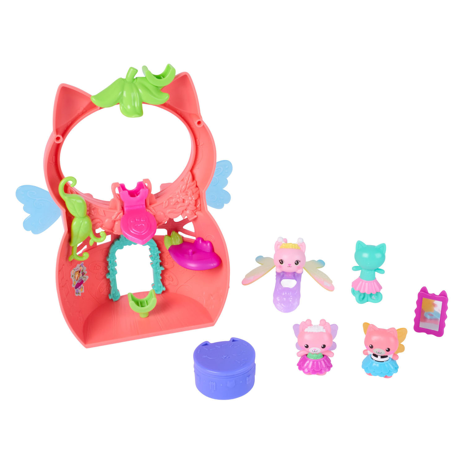 Coffret de jeu féerique Fairylandia de Gabby's Dollhouse - 12 pièces.
