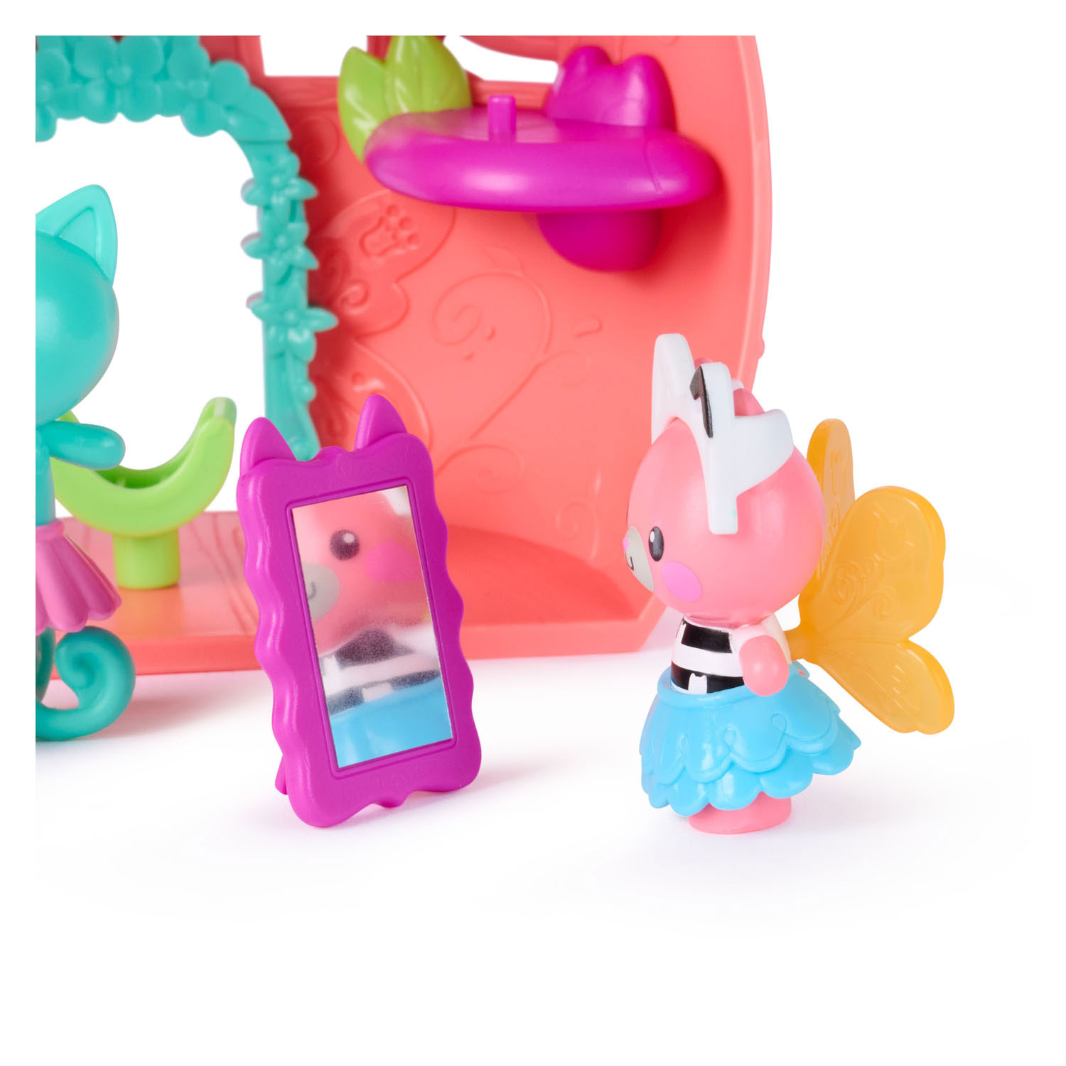 Coffret de jeu féerique Fairylandia de Gabby's Dollhouse - 12 pièces.