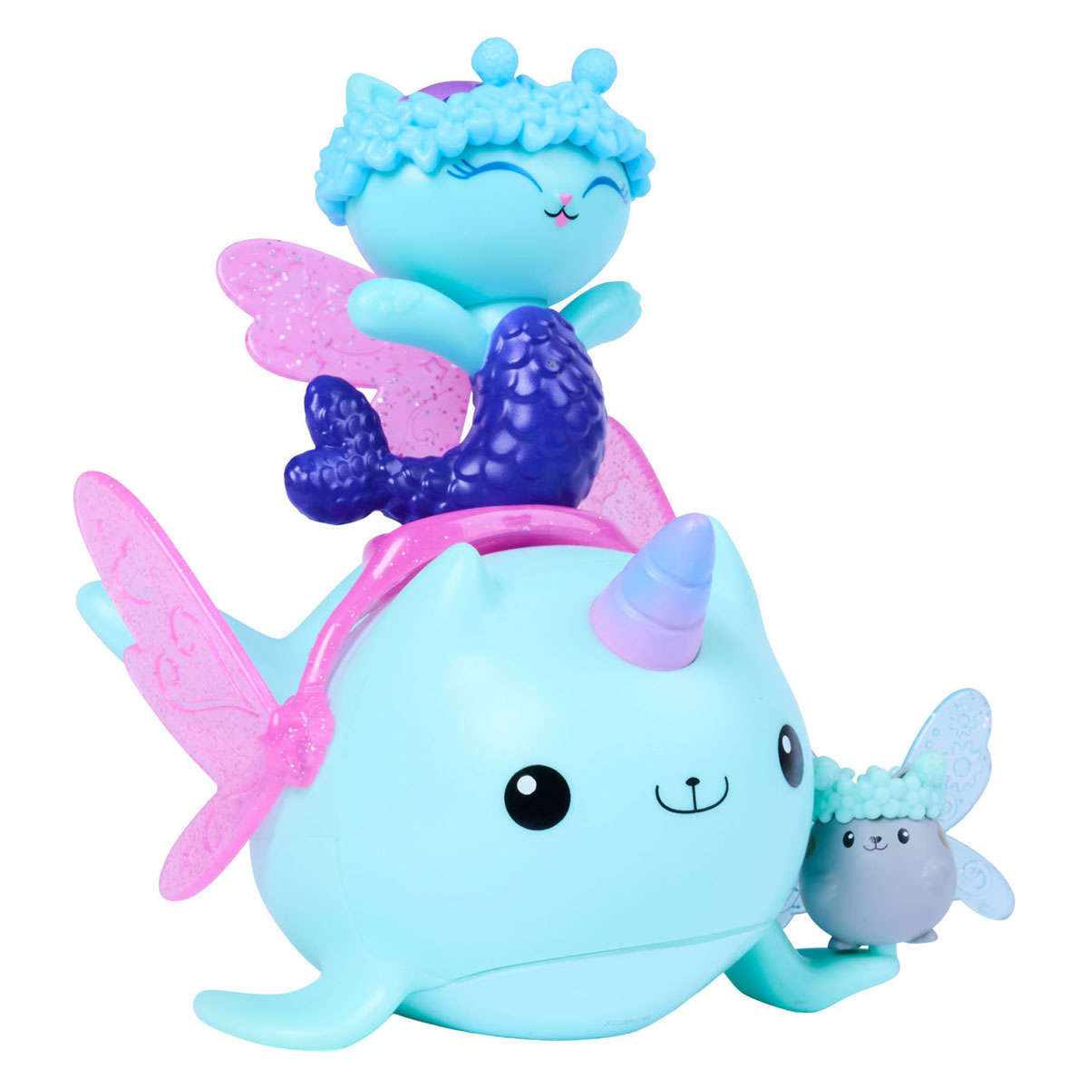 Gabby's Poppenhuis Fairylandia Mercat & Narwhal Speelfiguren
