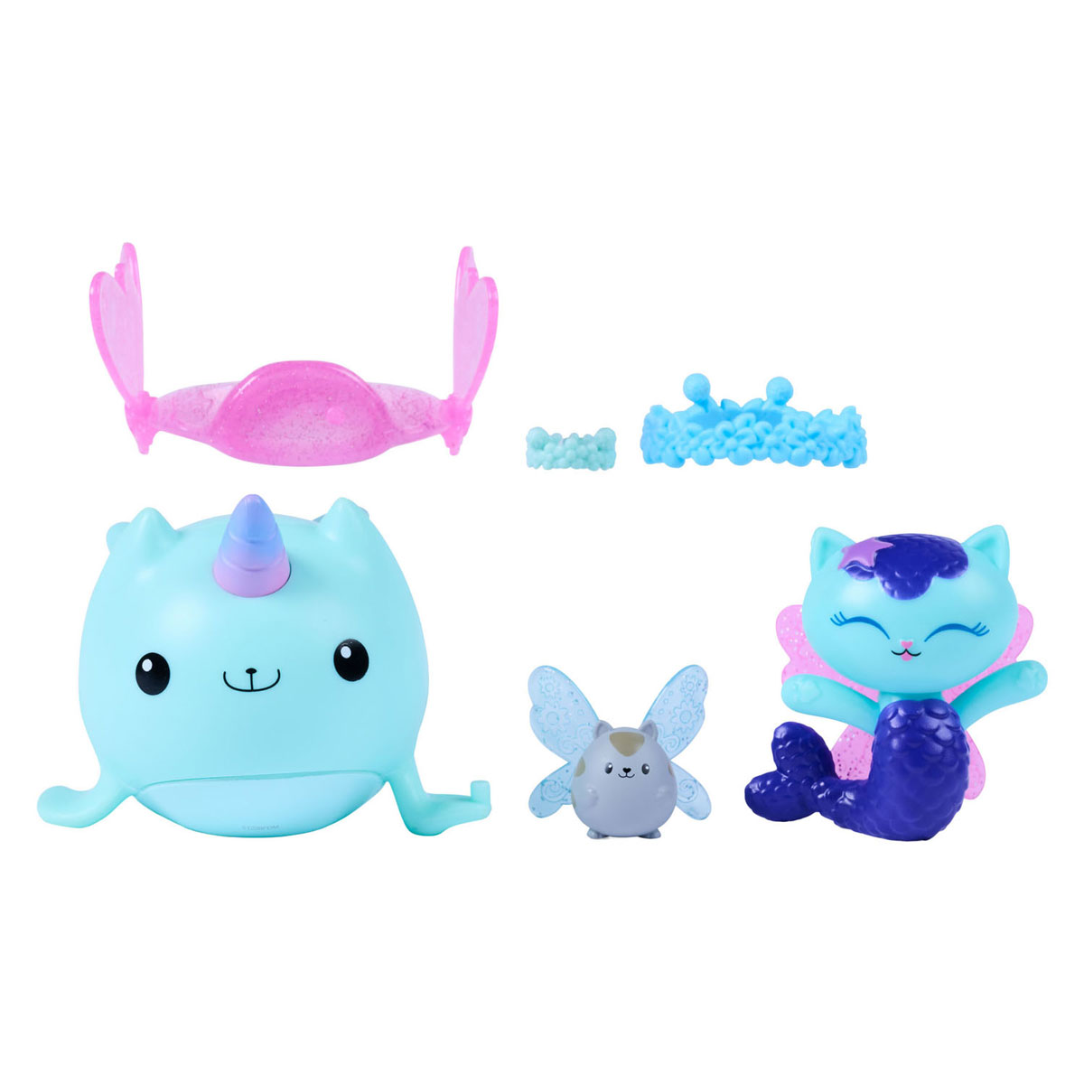 Gabby's Poppenhuis Fairylandia Mercat & Narwhal Speelfiguren