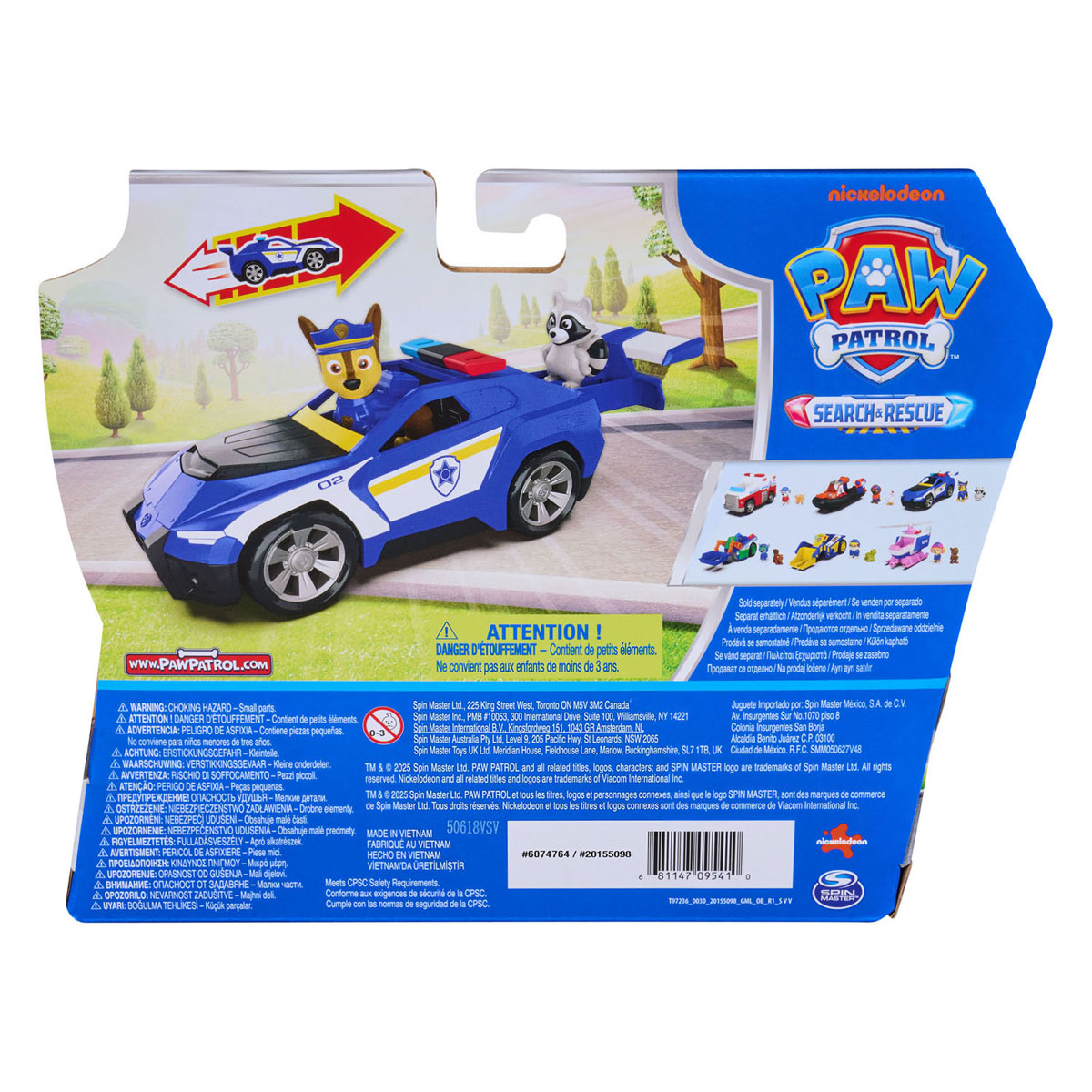 PAW Patrol Search & Rescue Voertuig Chase