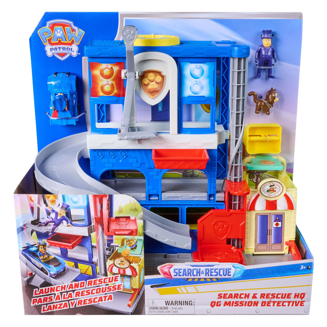 Pat' Patrouille Recherche et Sauvetage Speelset Chiots Squad Poste de police