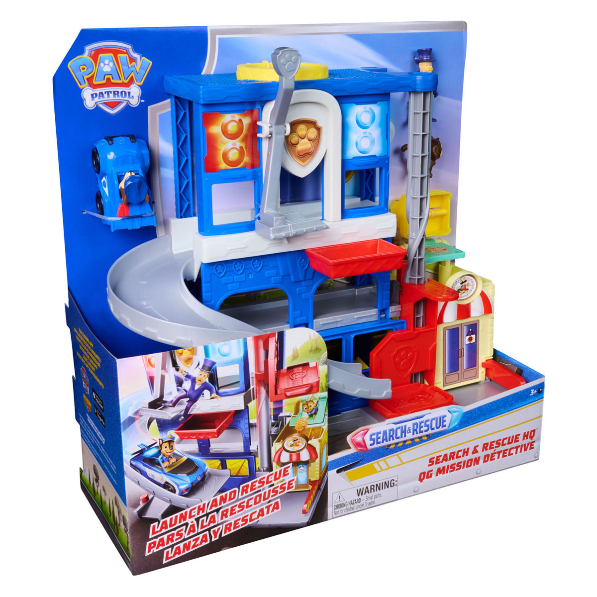 Pat' Patrouille Recherche et Sauvetage Speelset Chiots Squad Poste de police