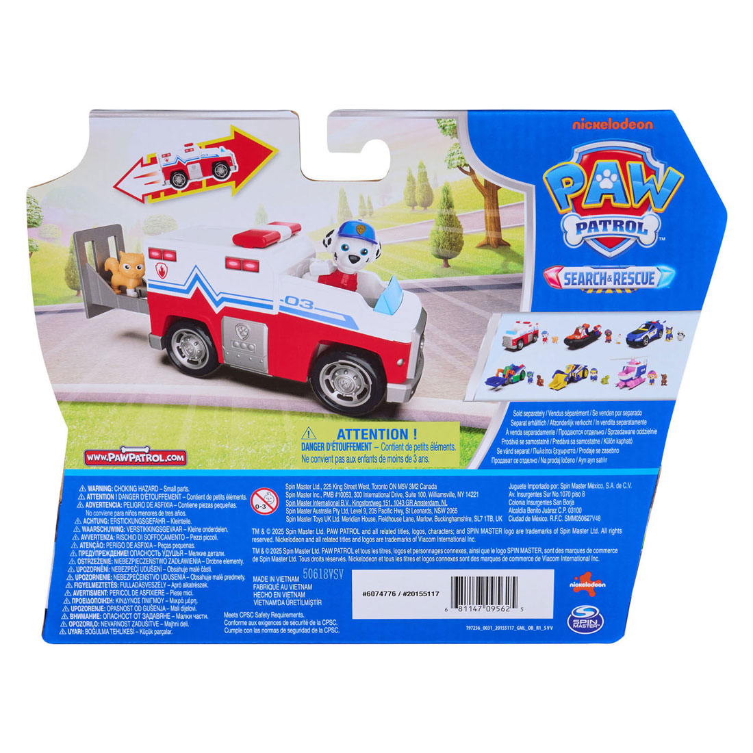 PAW Patrol Search & Rescue Voertuig - Marshall