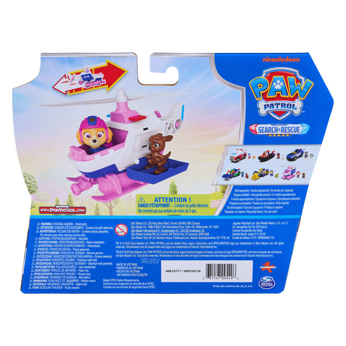PAW Patrol Search & Rescue Voertuig - Skye