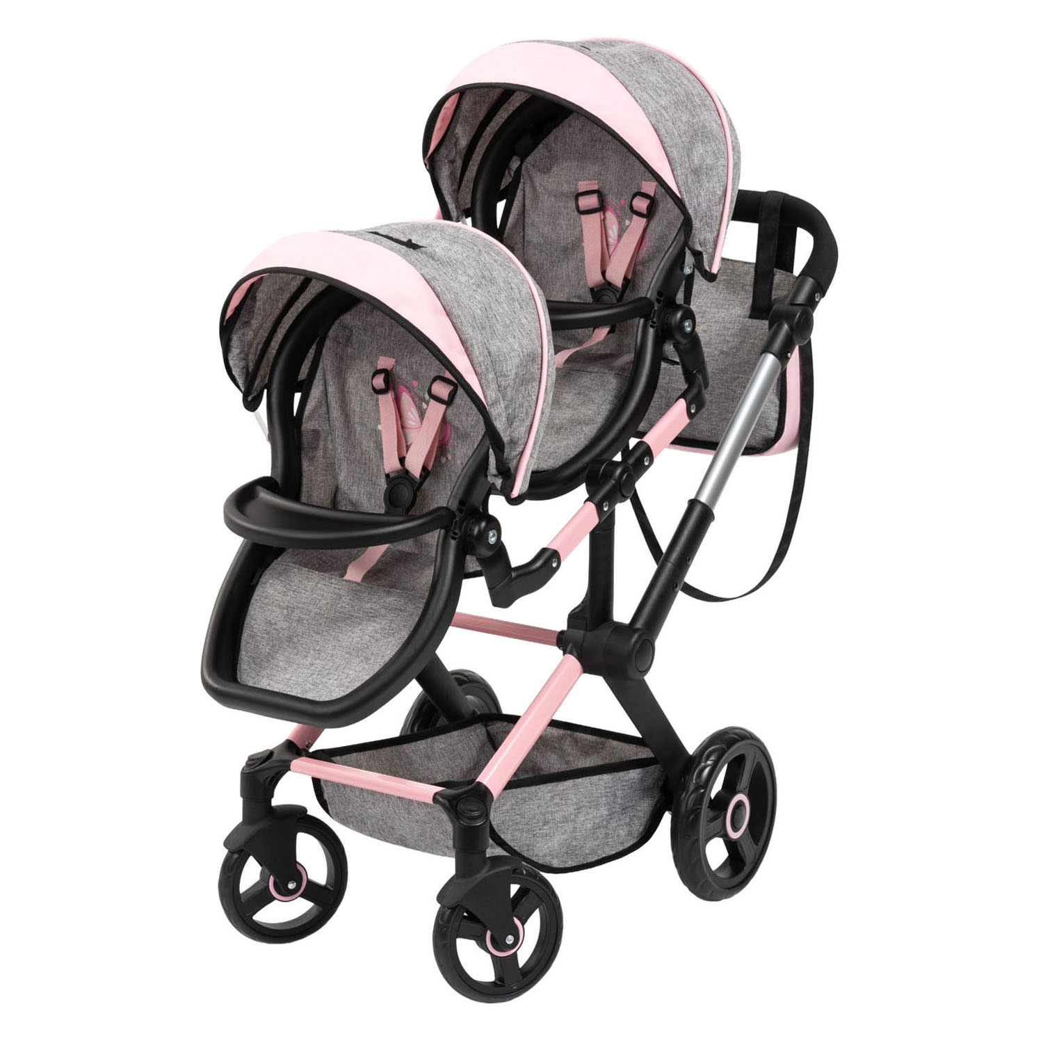 Xeo Duo Zwillingspuppenwagen - 46 cm