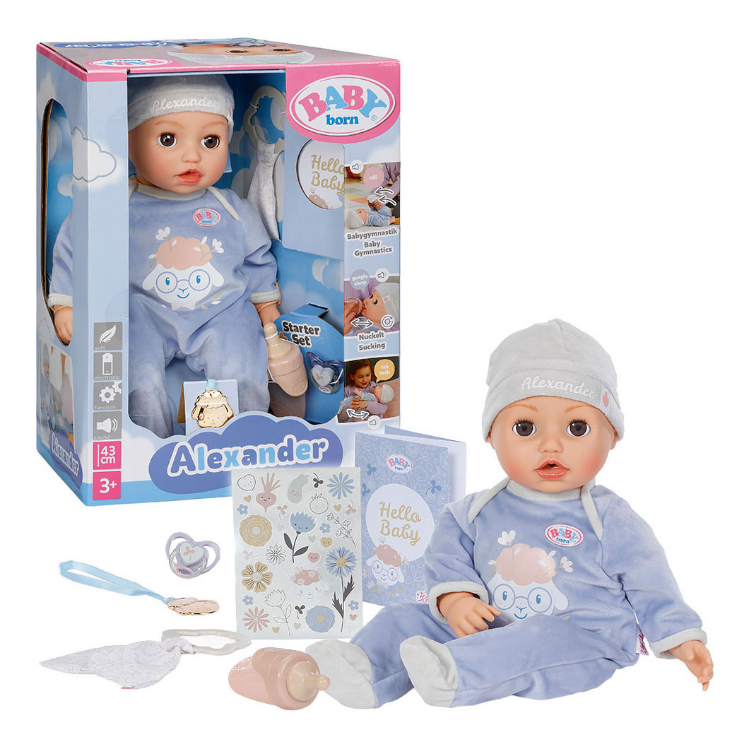 Bébé né Alexander - 43 cm