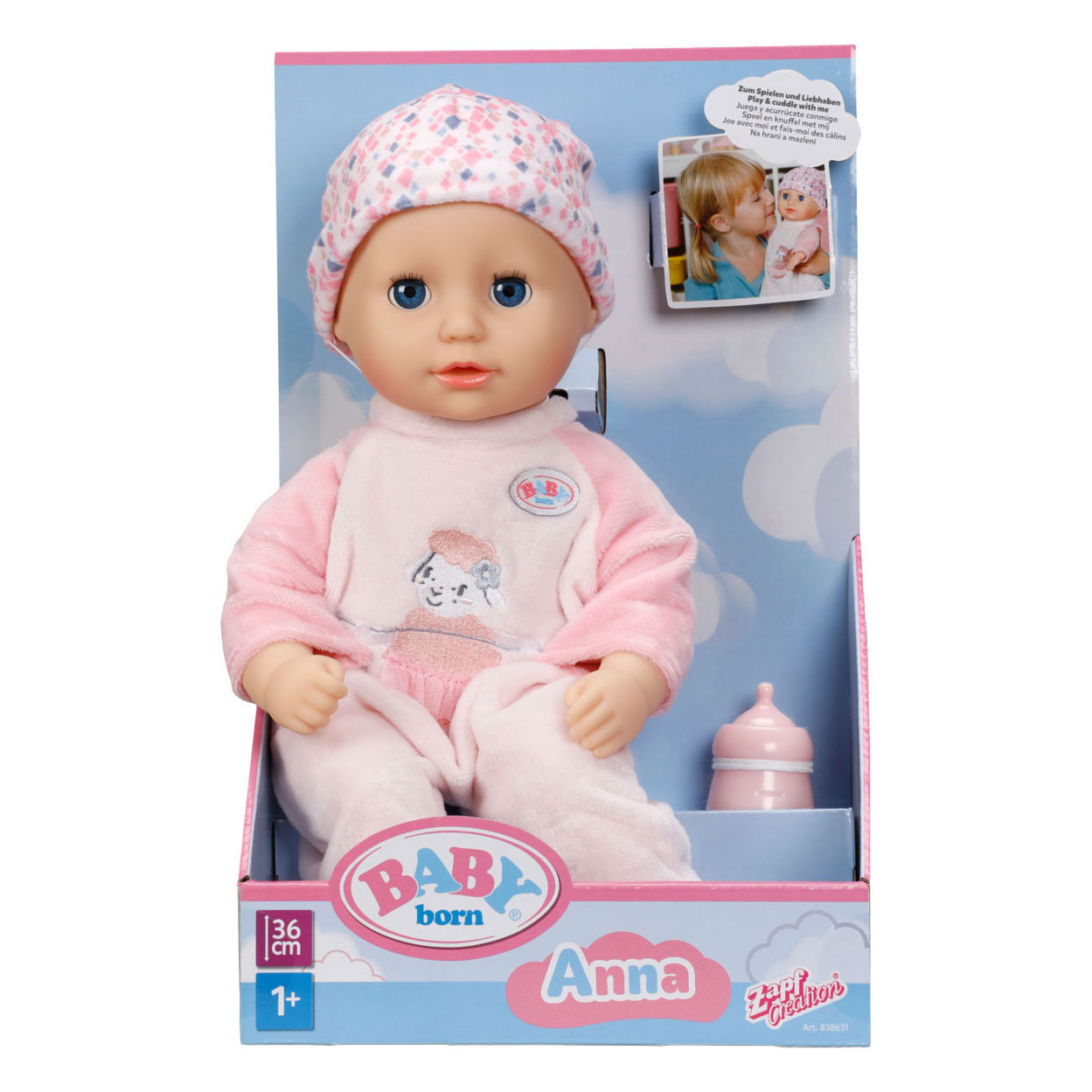 BABY born Soft Touch Petite Fille Anna Rose - 36 cm