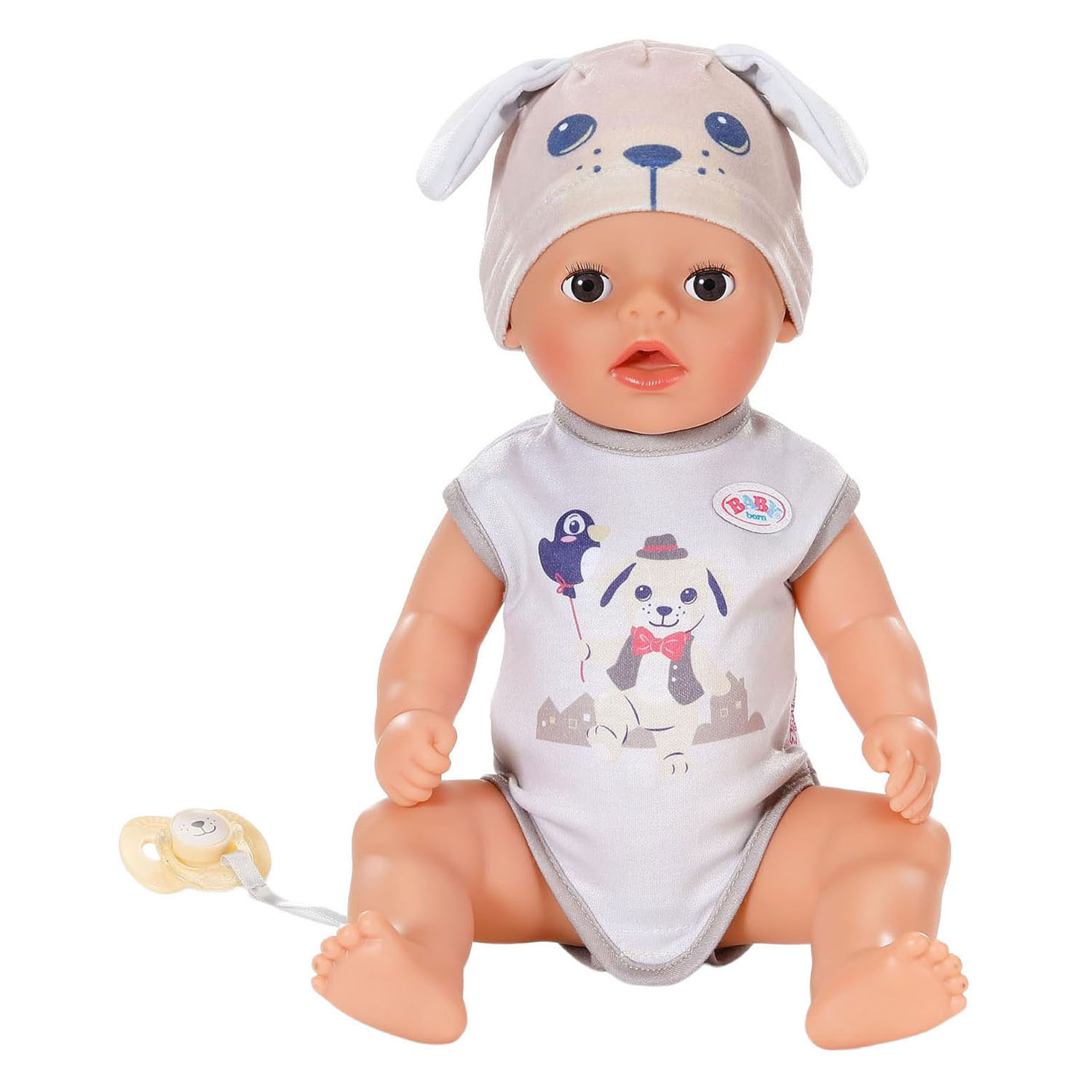 Bébé né, petit garçon Lukas, peluche douce au toucher - 36 cm