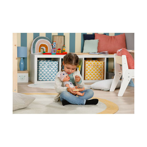 Bébé né, petit garçon Lukas, peluche douce au toucher - 36 cm