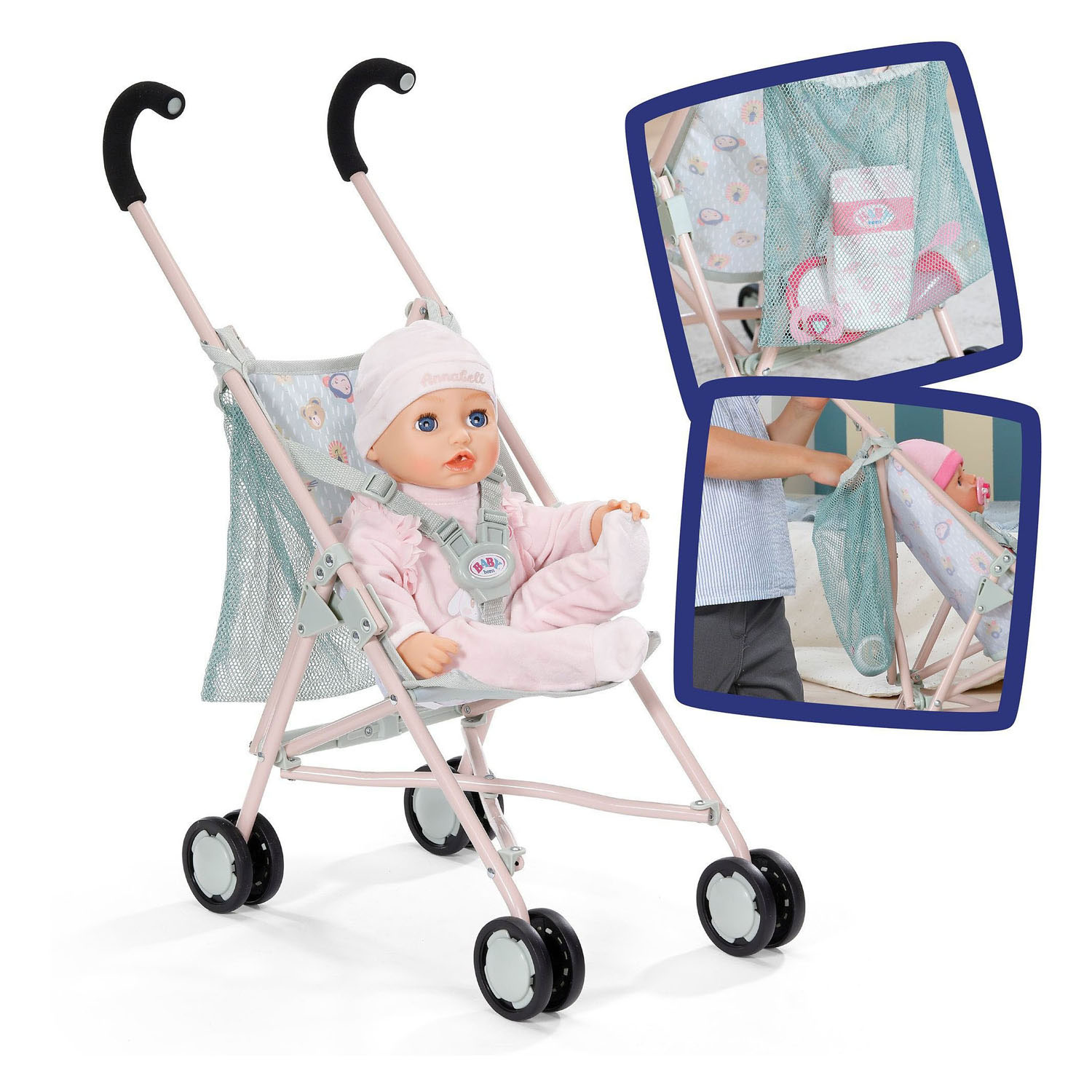 BABY born Buggy met Tas Jungle