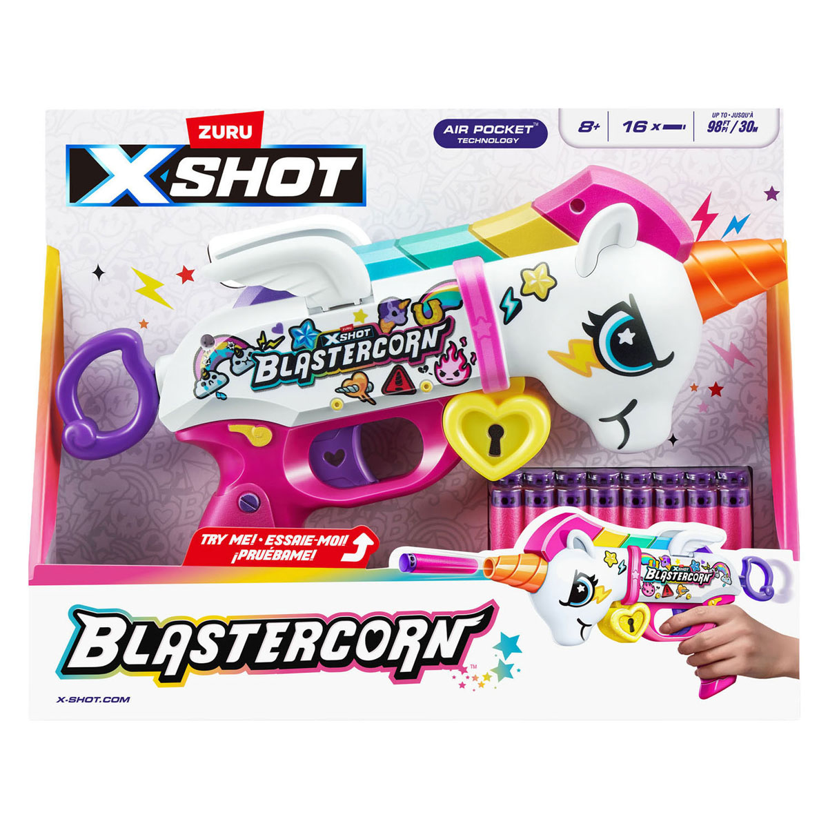 ZURU X-Shot Blastercorn mit 16 Pfeilen