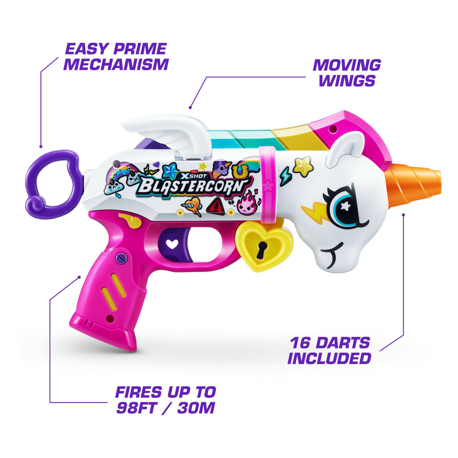ZURU X-Shot Blastercorn mit 16 Pfeilen
