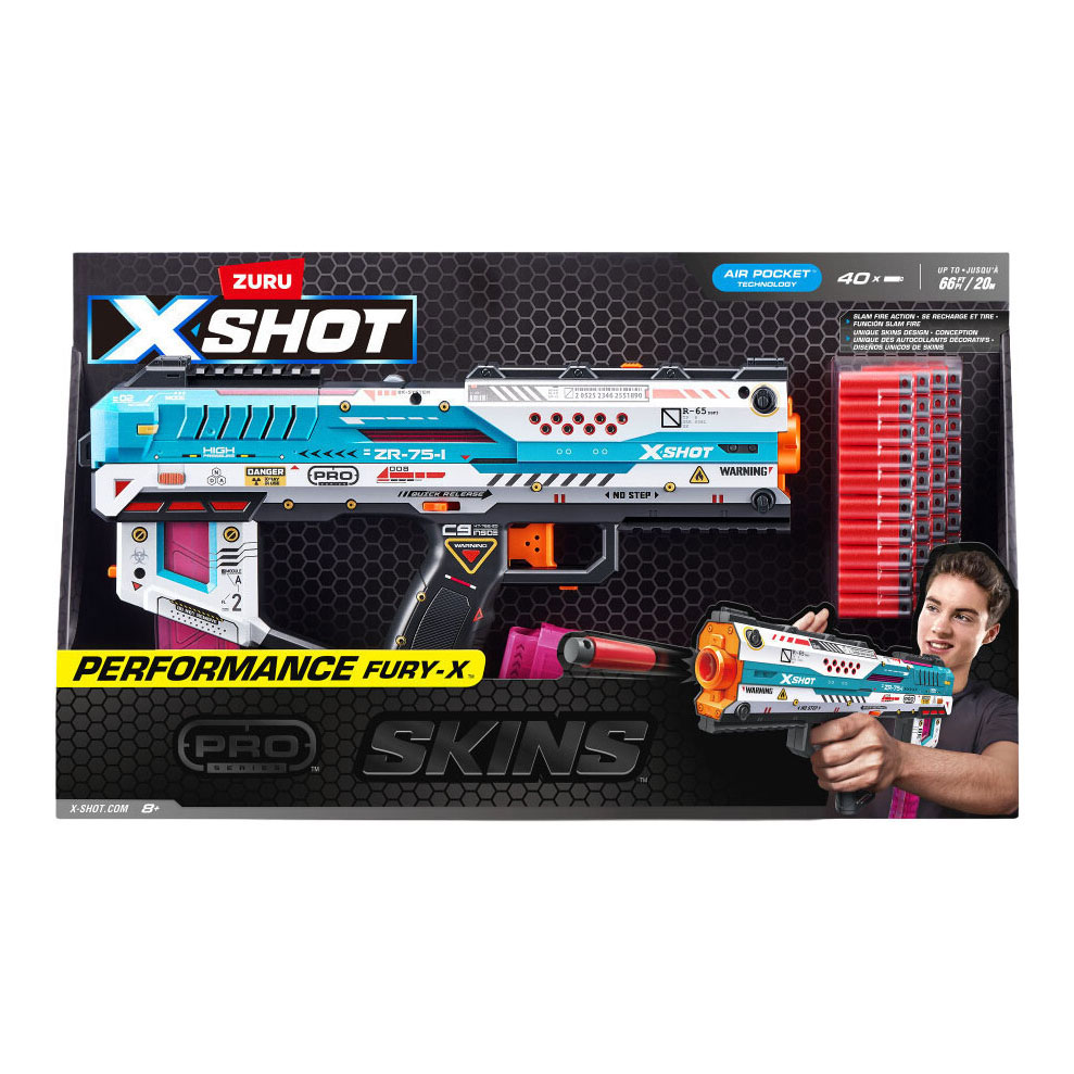 ZURU X-Shot Pro Performance Fury-X - 40 fléchettes