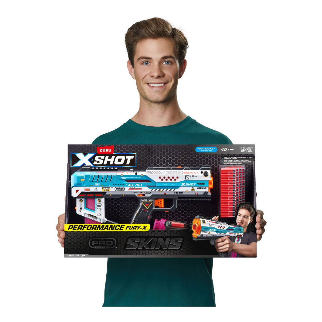 ZURU X-Shot Pro Performance Fury-X - 40 fléchettes