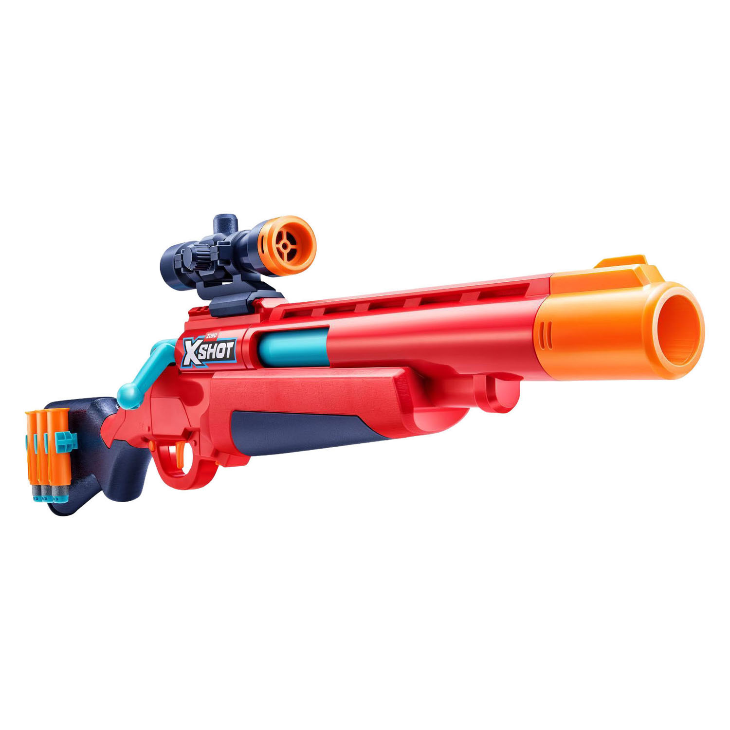 Pistolet à fléchettes ZURU X-Shot à verrou - 8 fléchettes