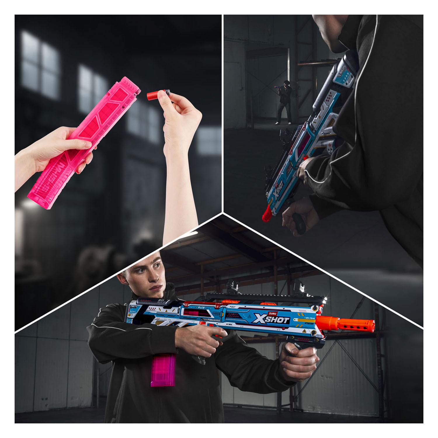 ZURU X-Shot Insanity Motorized Dart Storm Blaster - 200 Darts