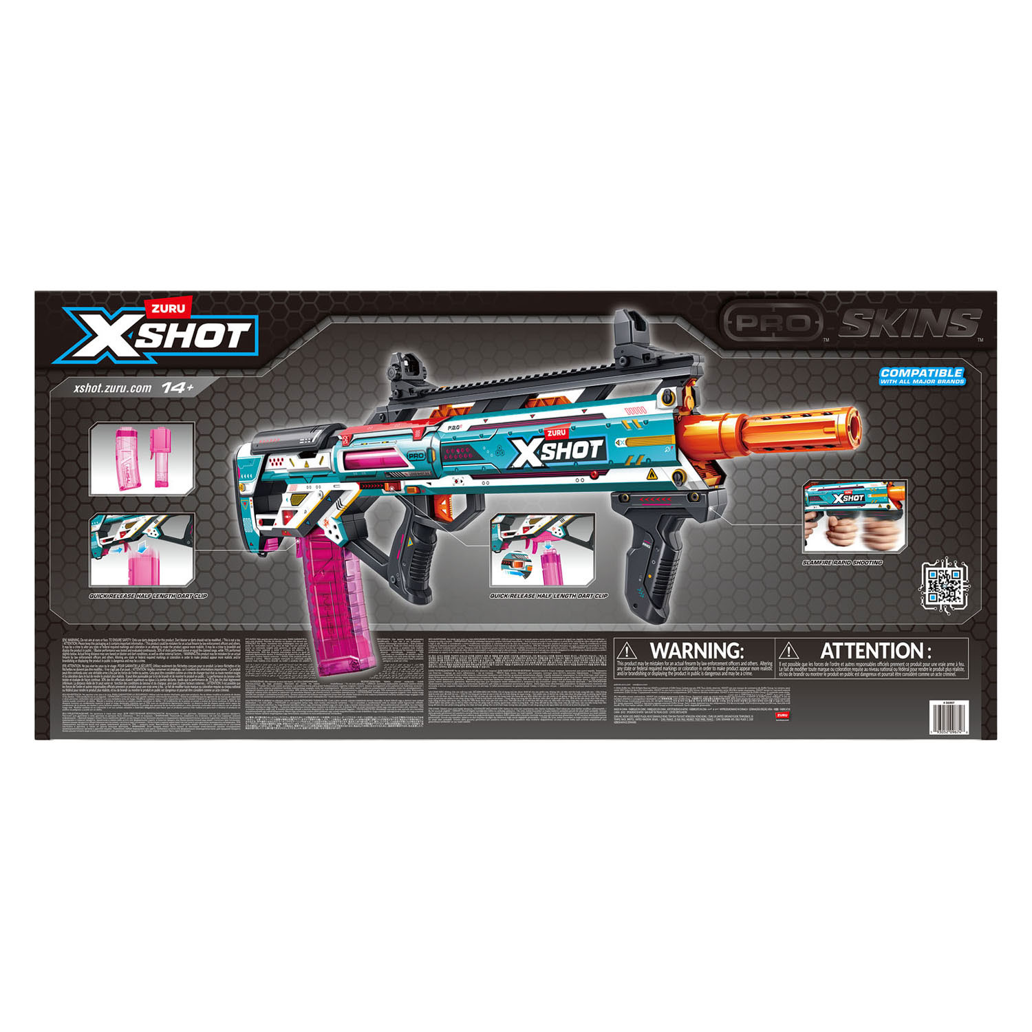 ZURU X-Shot Insanity Motorized Dart Storm Blaster - 200 Darts