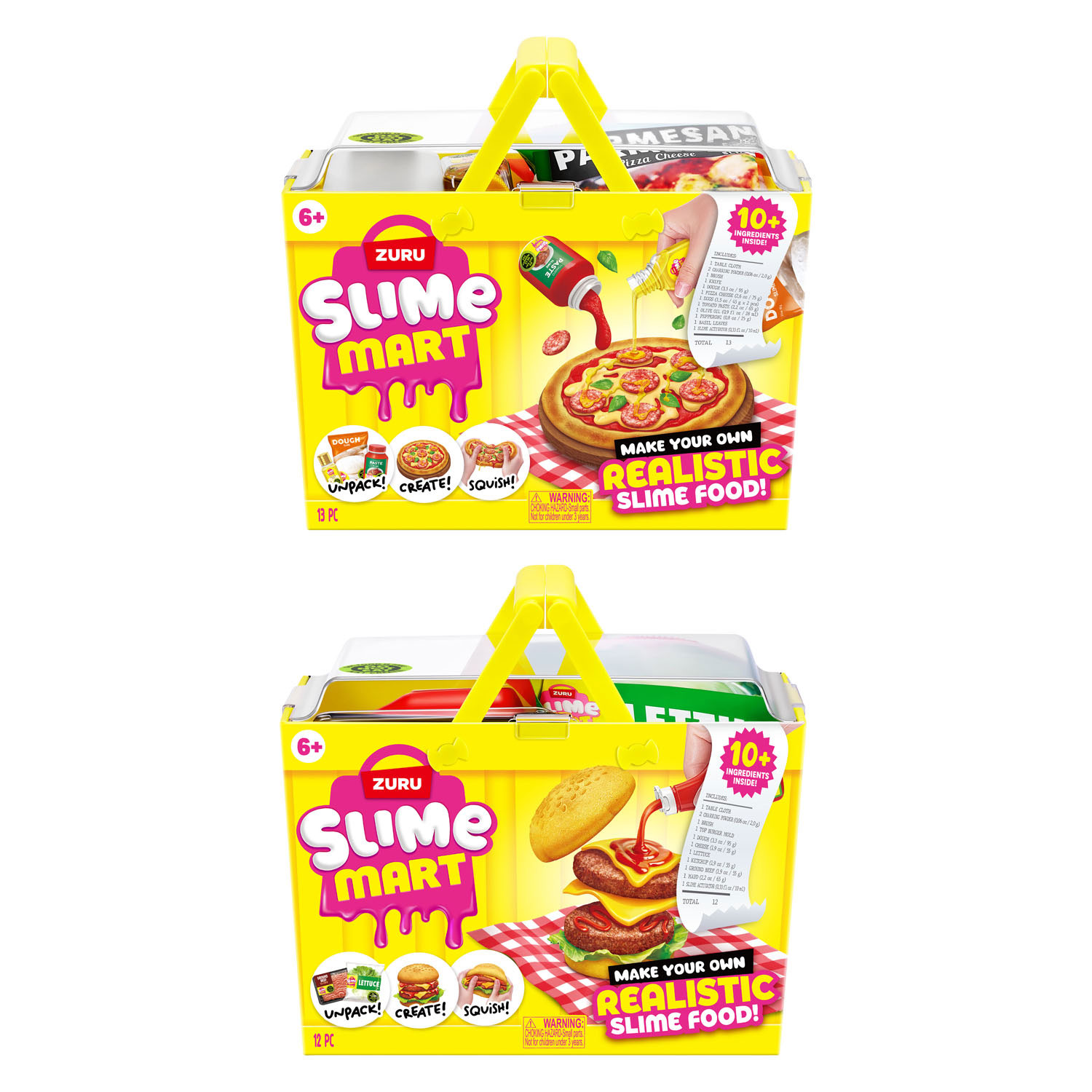 ZURU Slime Mart Small Shopping Boodschappenmandje Fast Food
