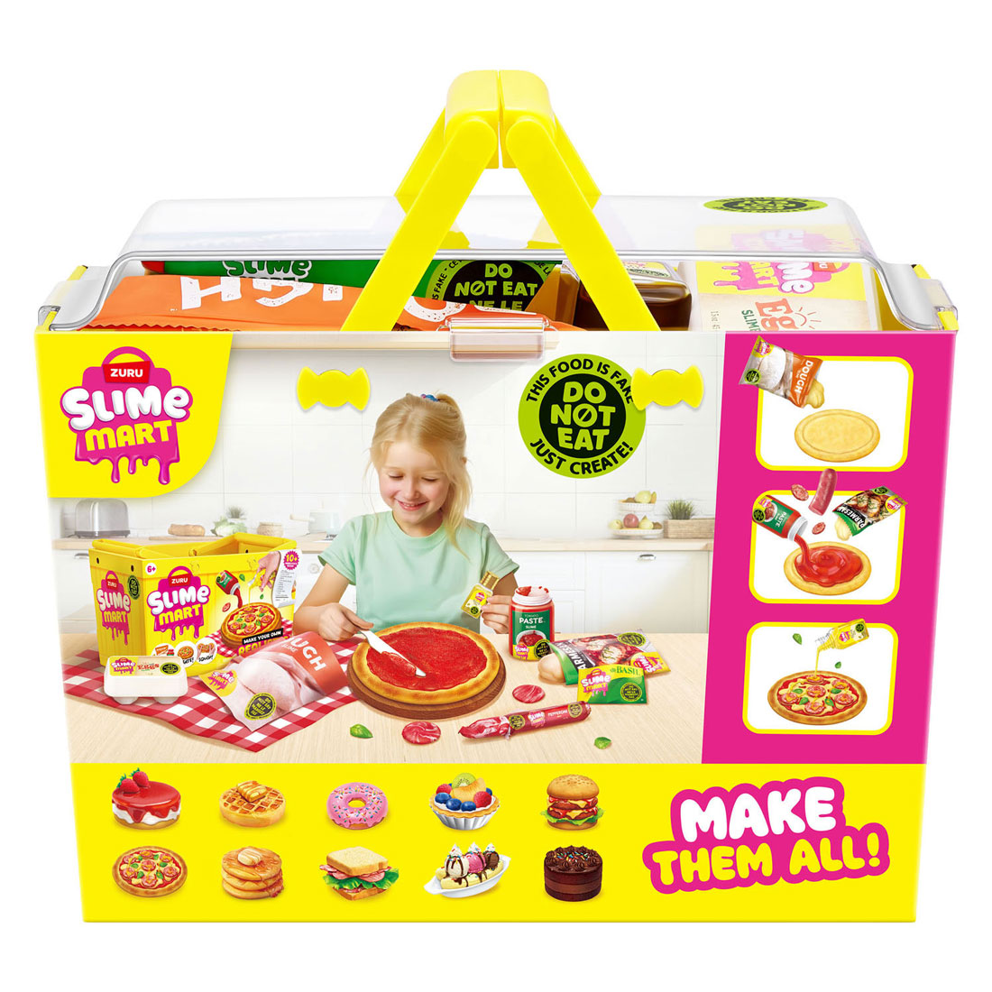 ZURU Slime Mart Small Shopping Boodschappenmandje Fast Food