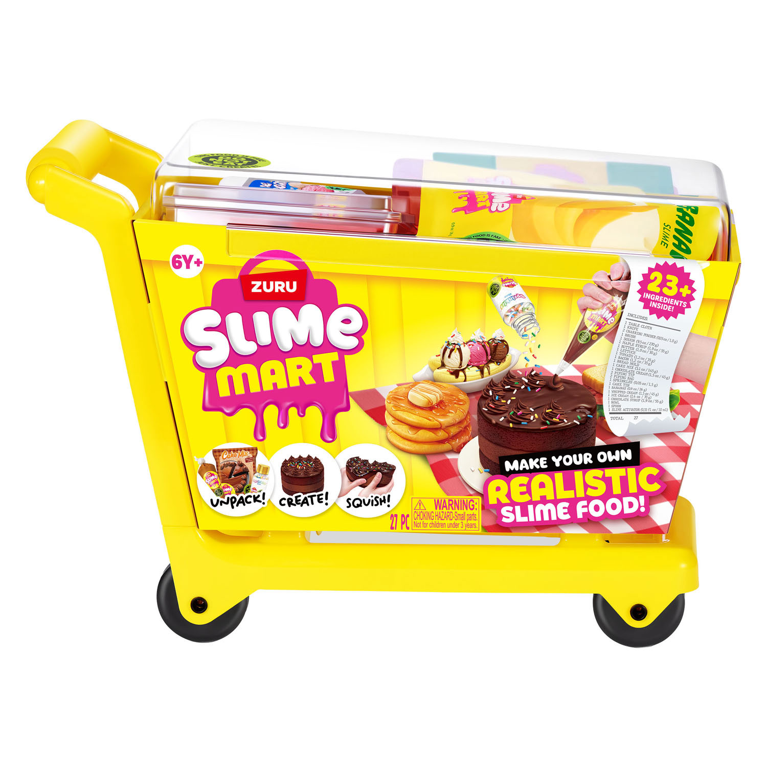 Slime Mart Small Shopping Winkelwagen met Slijm