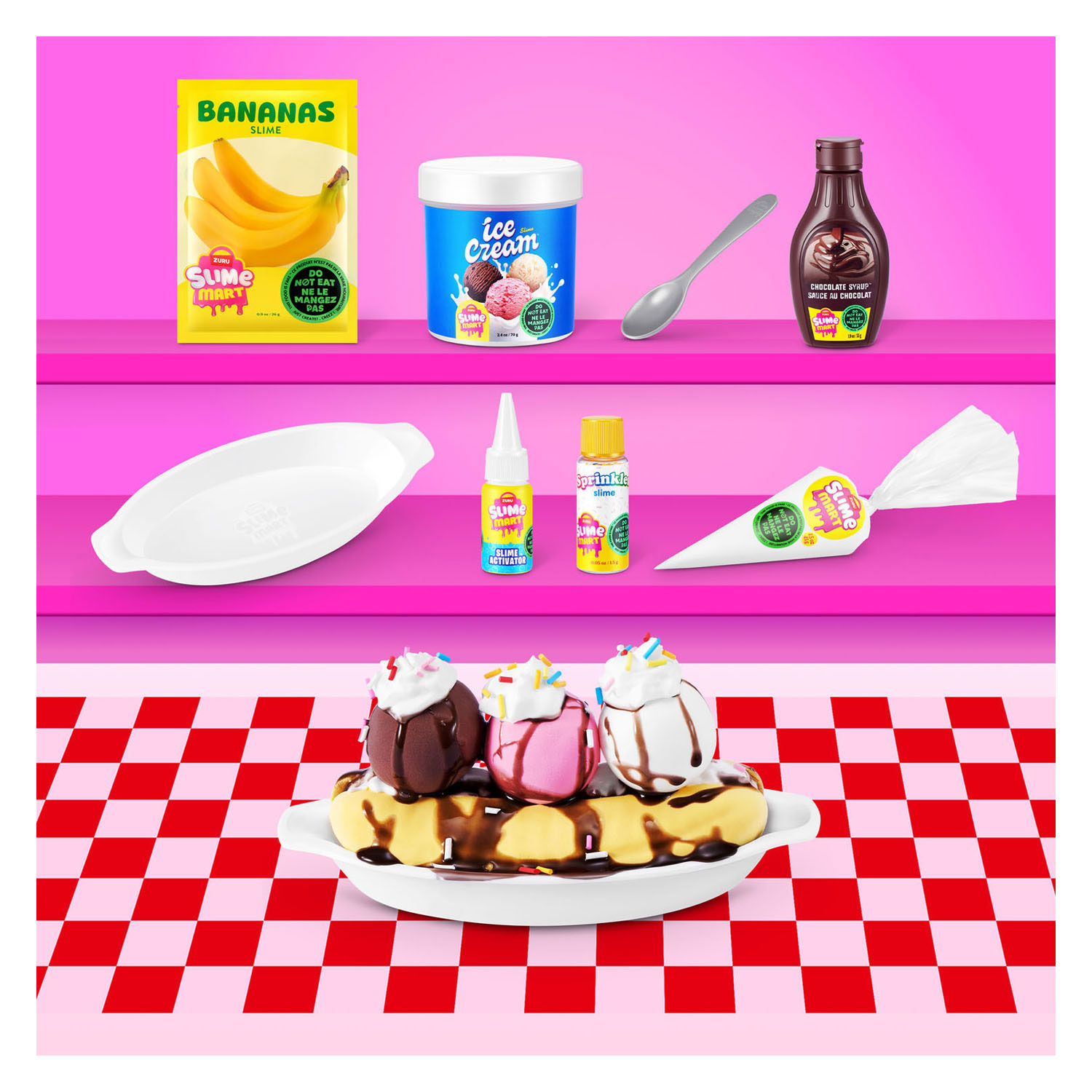 Slime Mart Small Shopping Winkelwagen met Slijm