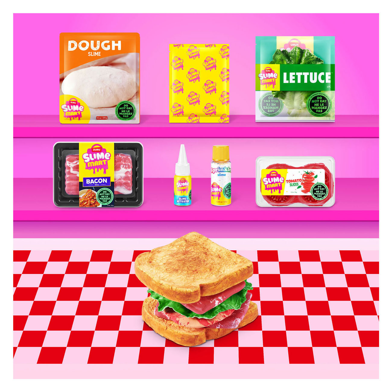 Slime Mart Small Shopping Winkelwagen met Slijm