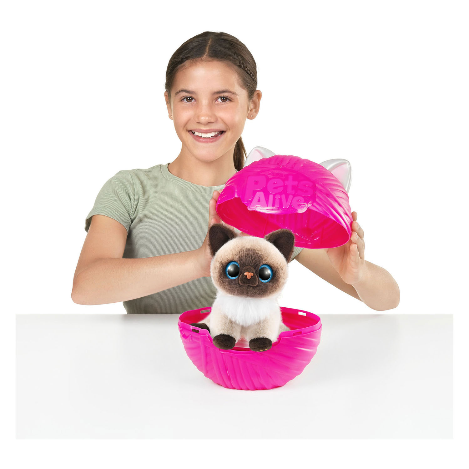 ZURU Pets Alive Smitten Kittens Interactieve Pluche Knuffel