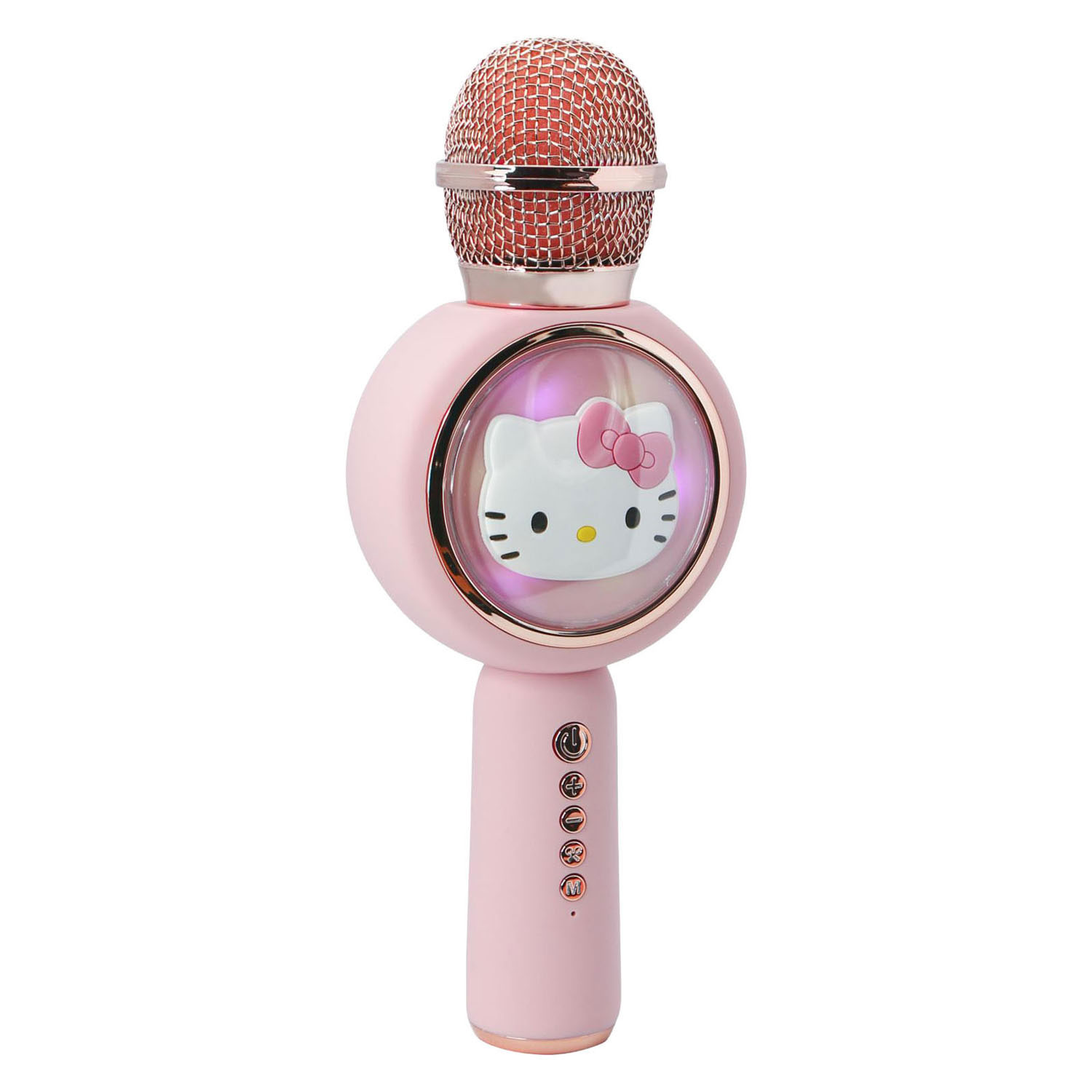 Microphone karaoké Bluetooth Hello Kitty avec lumière