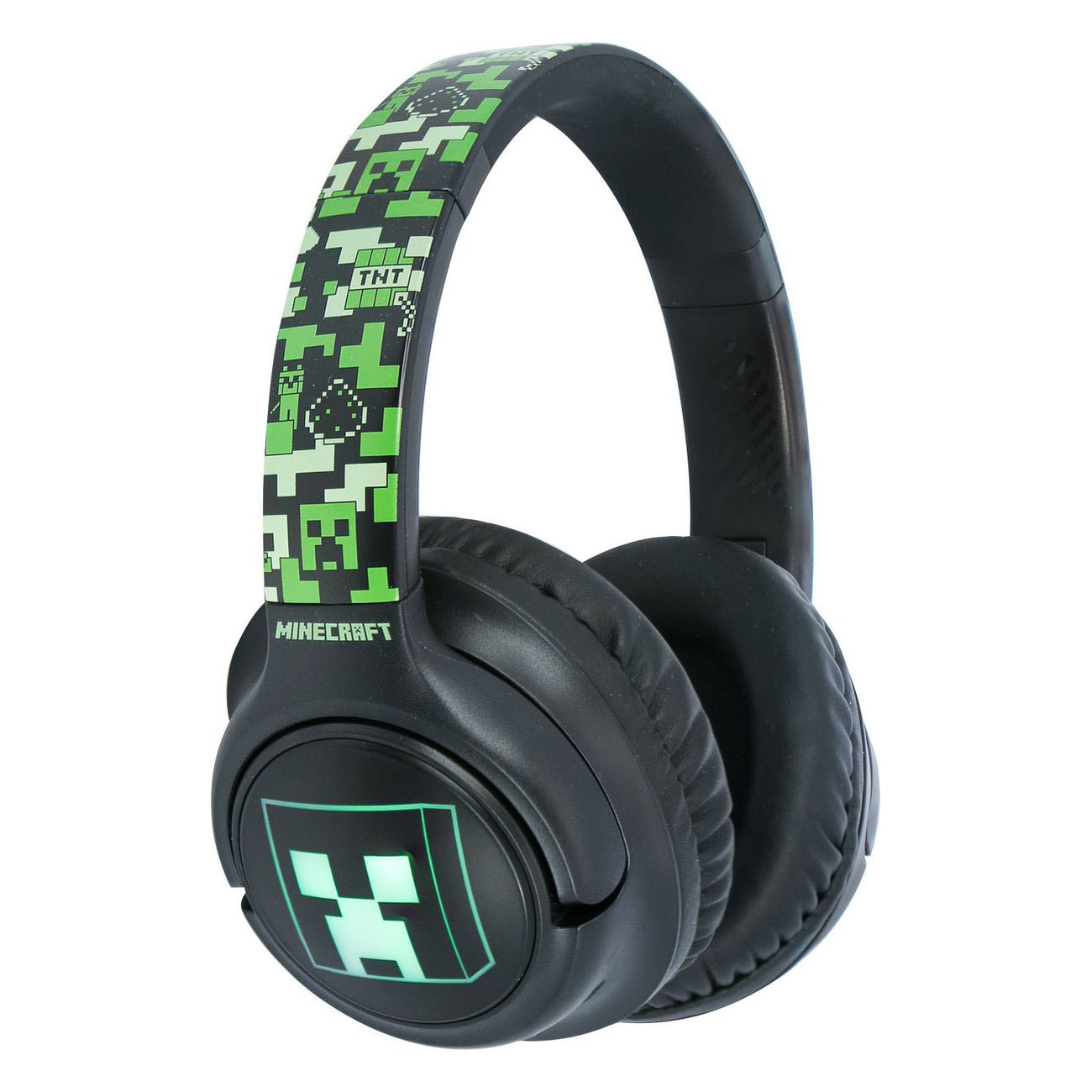 Casque Bluetooth Minecraft avec LED lumineuses
