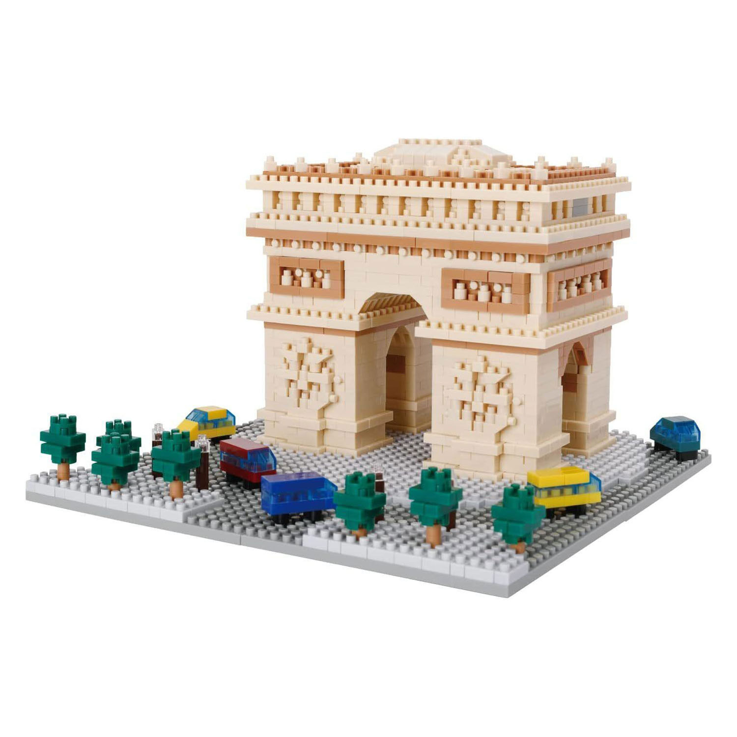 Jeu de construction Nanoblock Arc de Triomphe Deluxe - 1560 pièces.