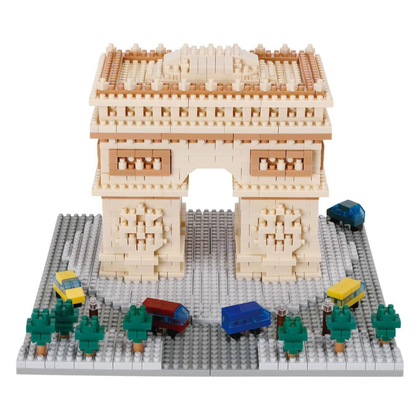 Jeu de construction Nanoblock Arc de Triomphe Deluxe - 1560 pièces.