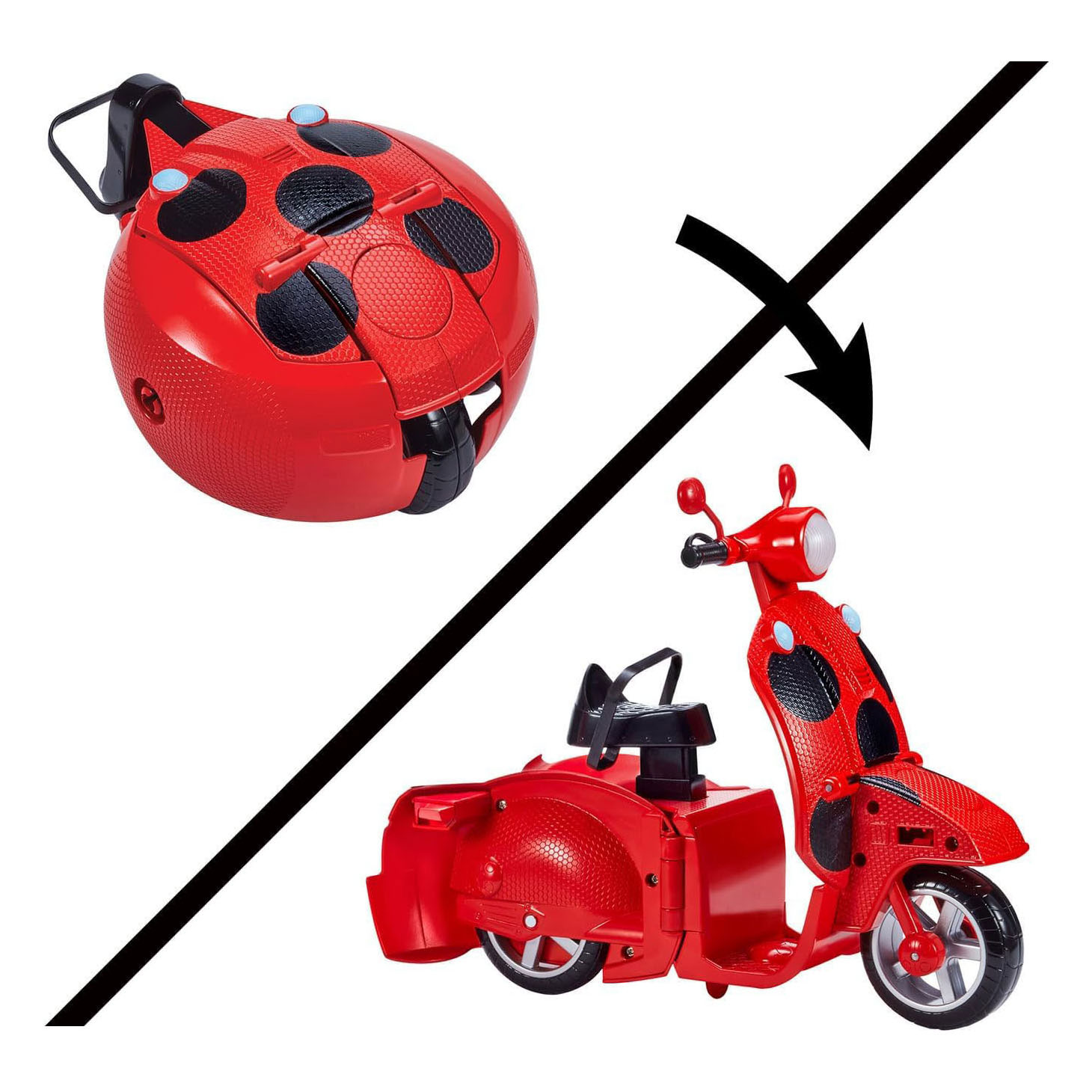 Miraculous Scooter met Ladybug pop