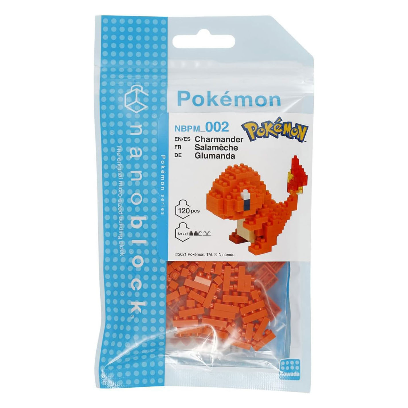 Nanoblock Bouwset Pokémon Charmander - 120st.