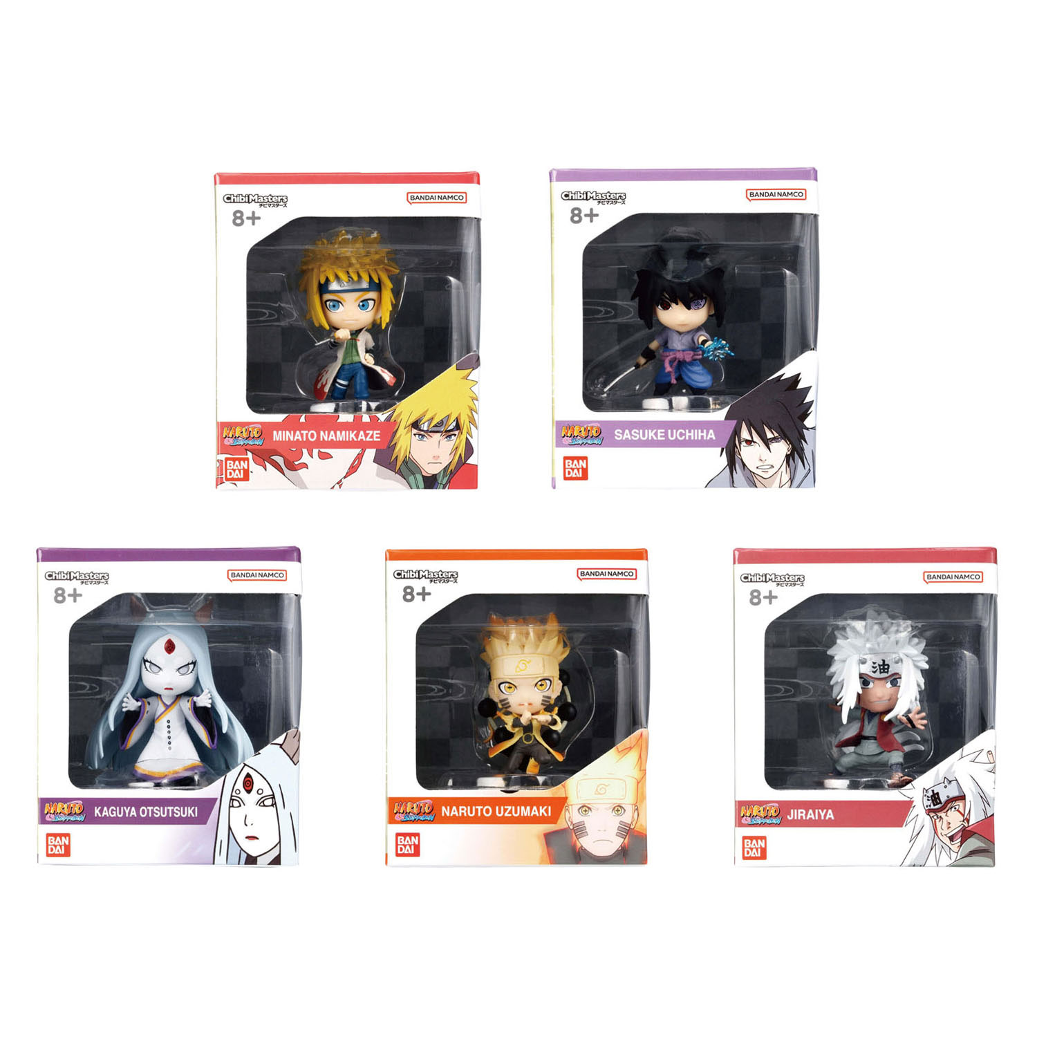 Chibi Masters Naruton Speelfiguur - 8cm