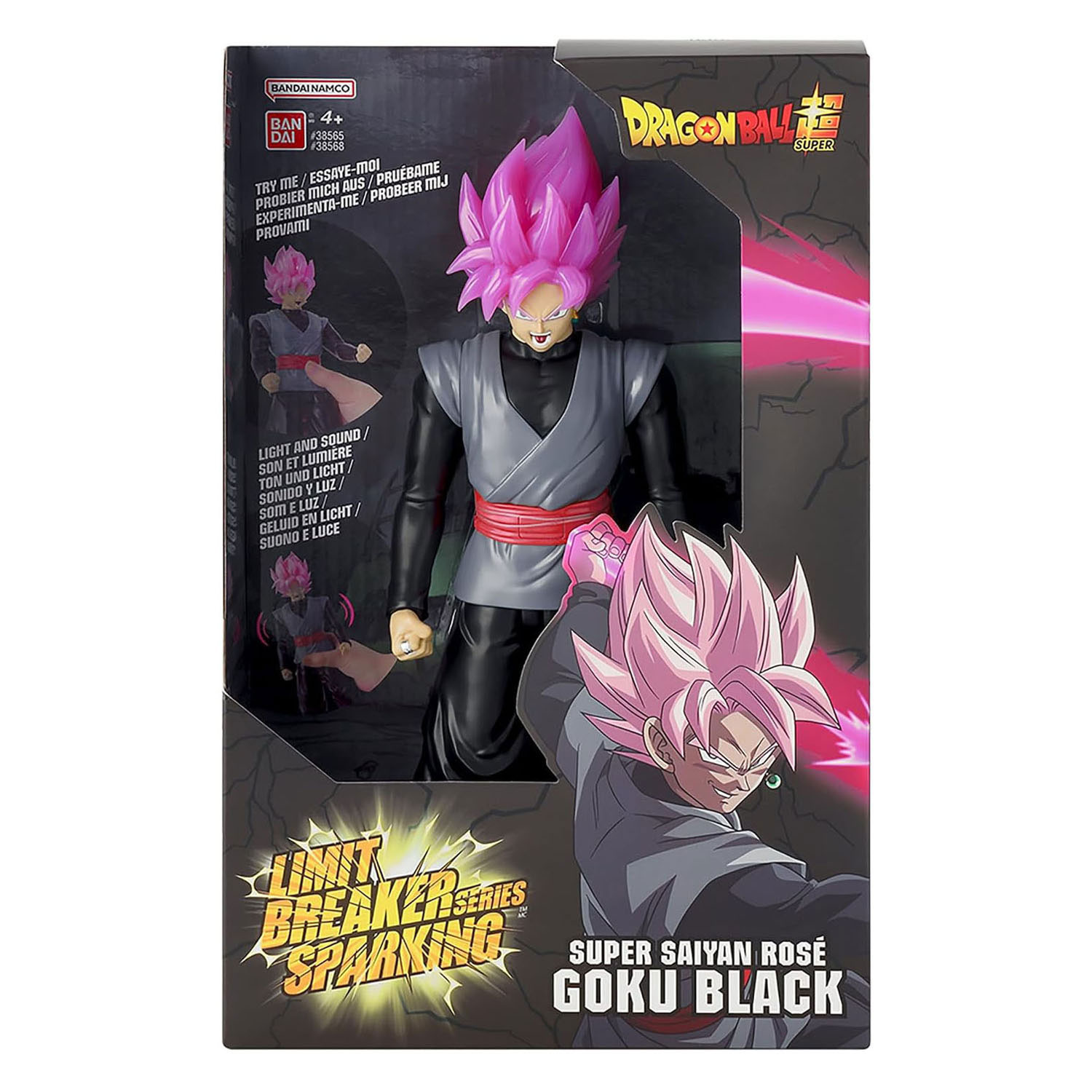 Dragon Ball Sparking Super Saiyan Rose Goku Black Speelfiguur - 30 cm