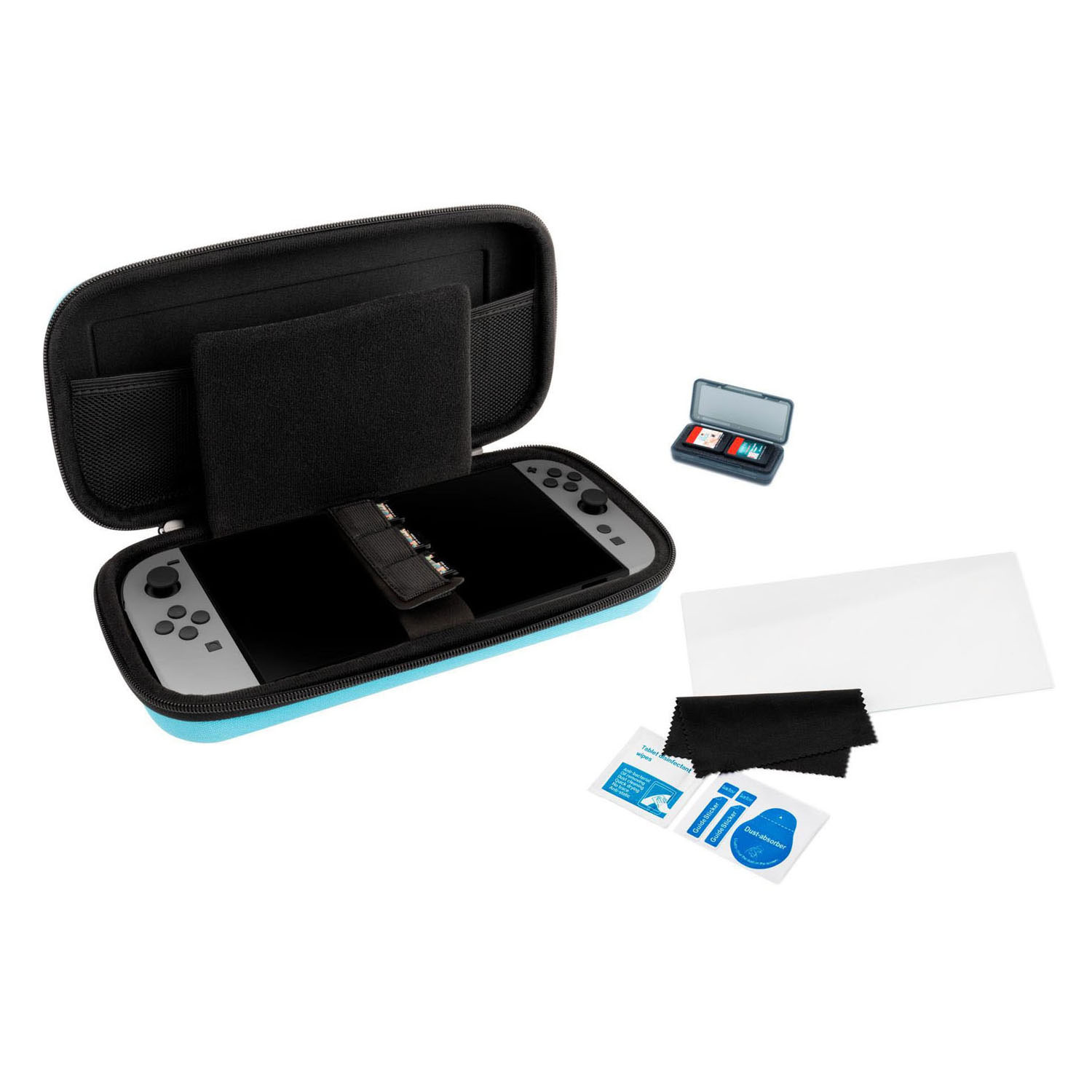 Nintendo Switch 2 Big Ben Starterpaket Blau mit Aufbewahrungstasche und Displayschutzfolie