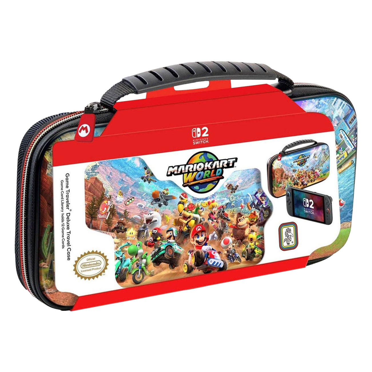 Nintendo Switch 2 BigBen Mario Kart World Deluxe Opbergtas
