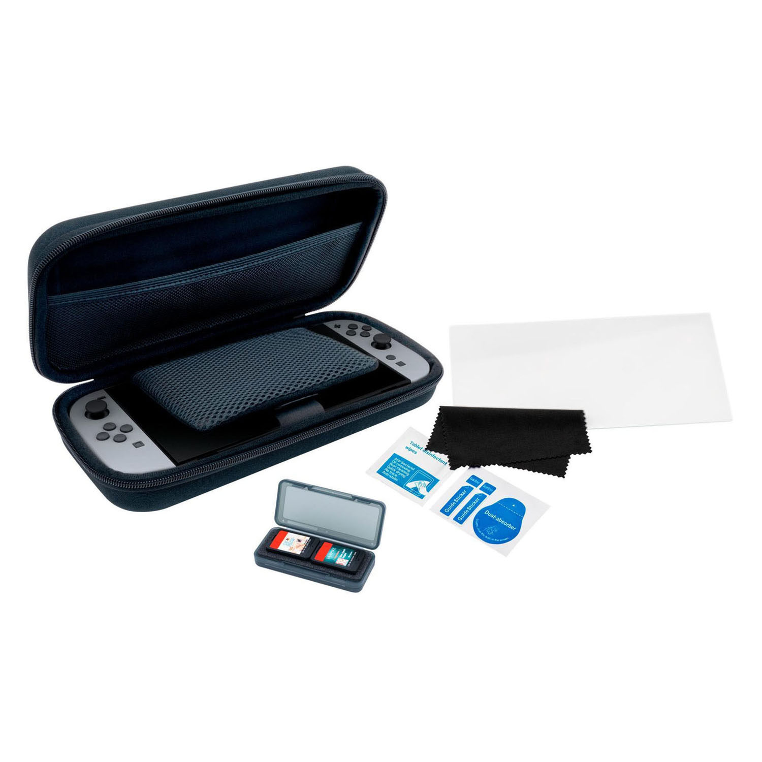 Nintendo Switch 2 Big Ben Starterpaket Schwarz mit Aufbewahrungstasche und Displayschutzfolie