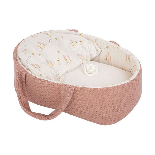 Elegance Babyto Babypuppe Rosa mit Babywanne und Kissen - 33 cm