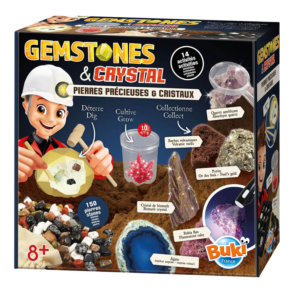 Coffret d'expérimentation Buki Mega Stones et Minéraux