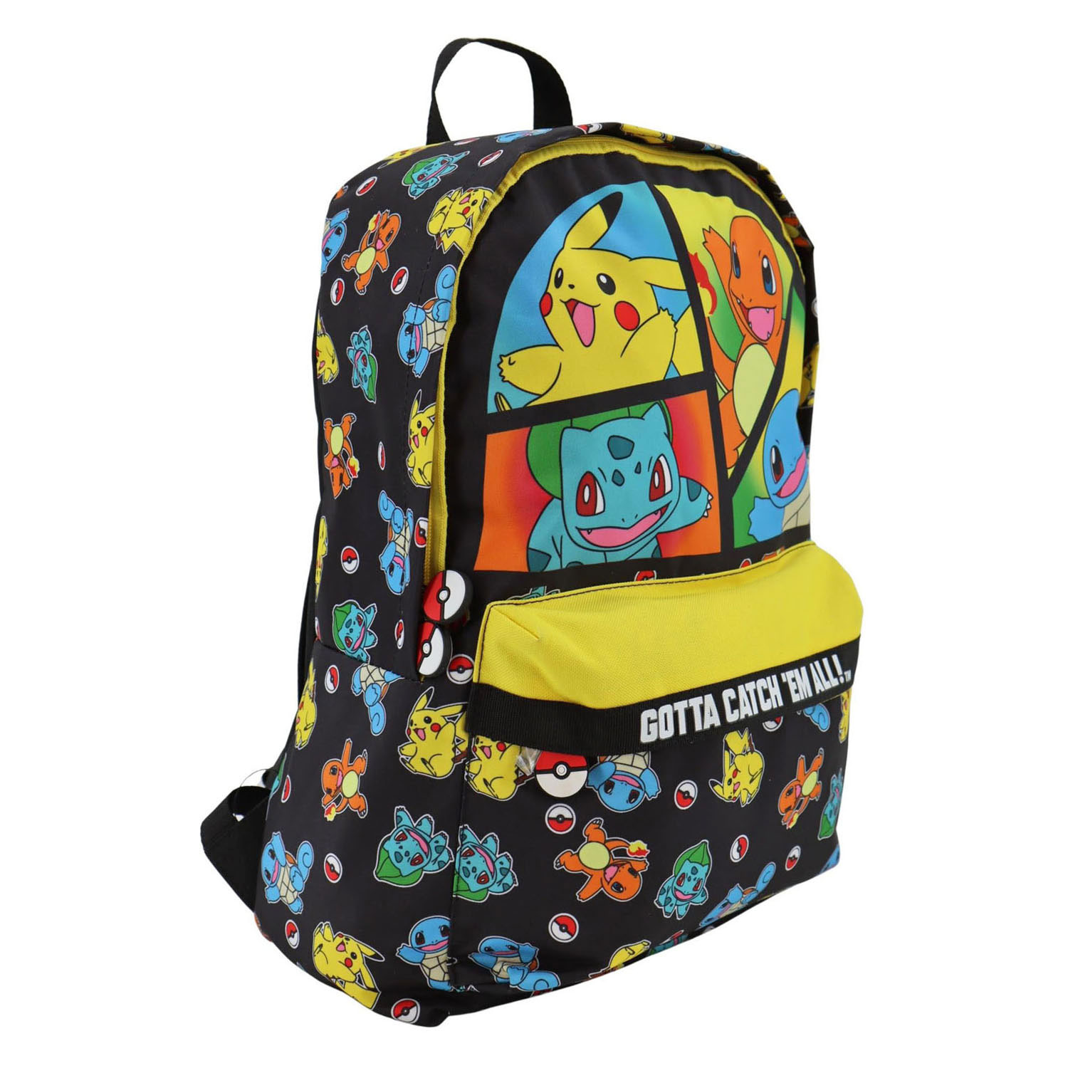 Pokemon Rugzak Met Voorzak - 42x30x18cm